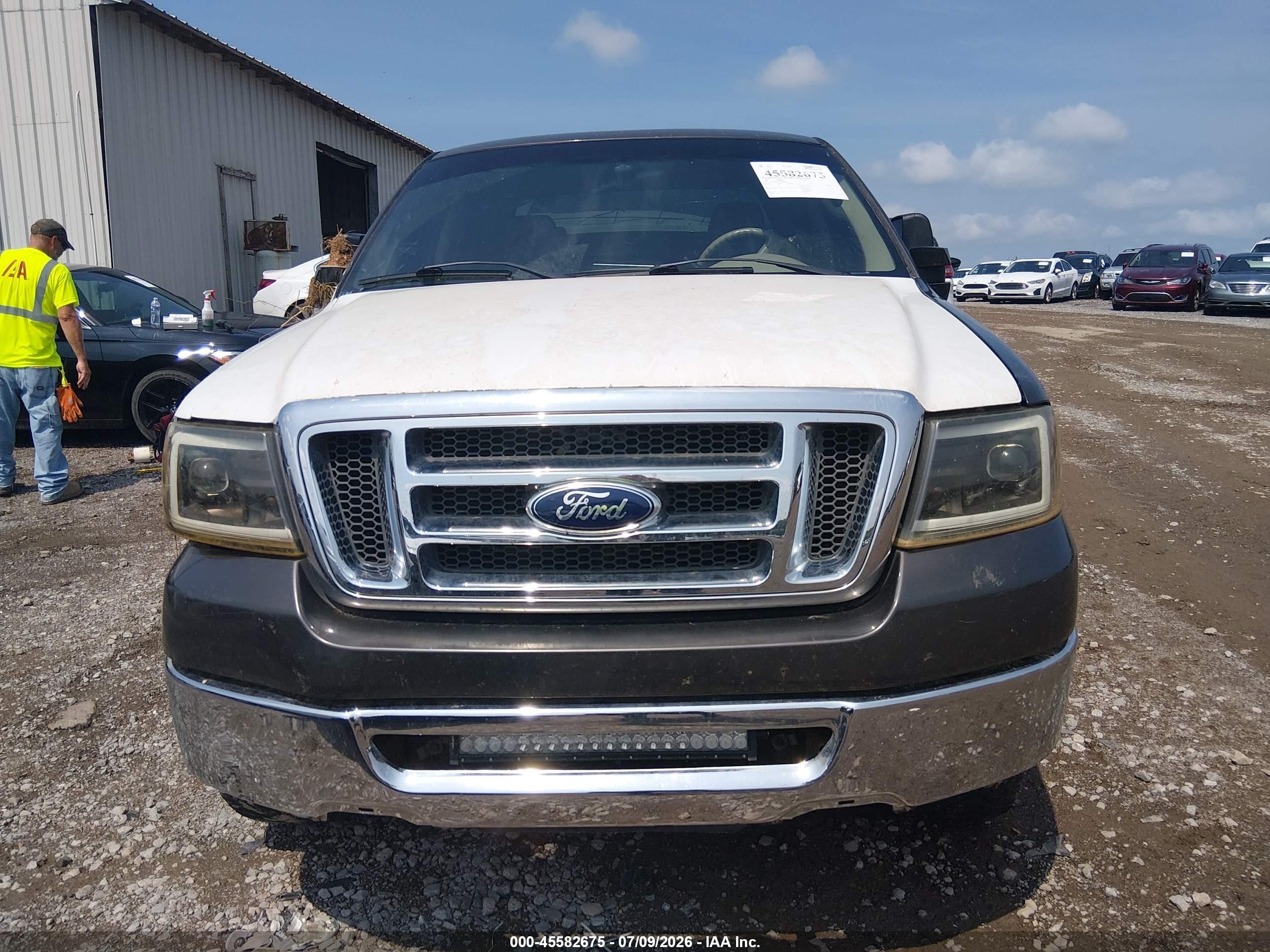 2007 Ford F-150 Xlt Black vin: 1FTRW12W47KD50677