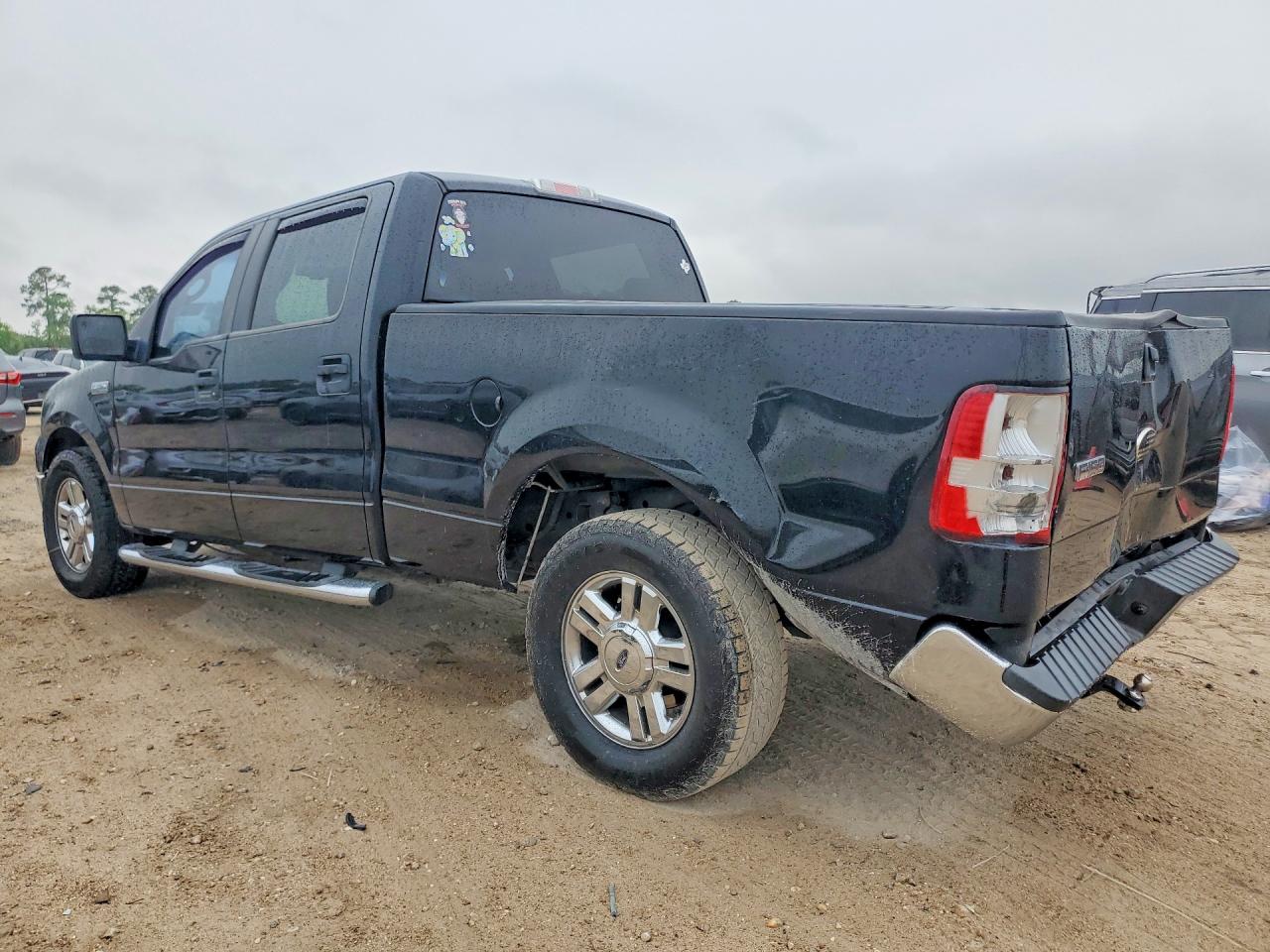 2008 Ford F150 Supercrew Black vin: 1FTRW12W48FA89738
