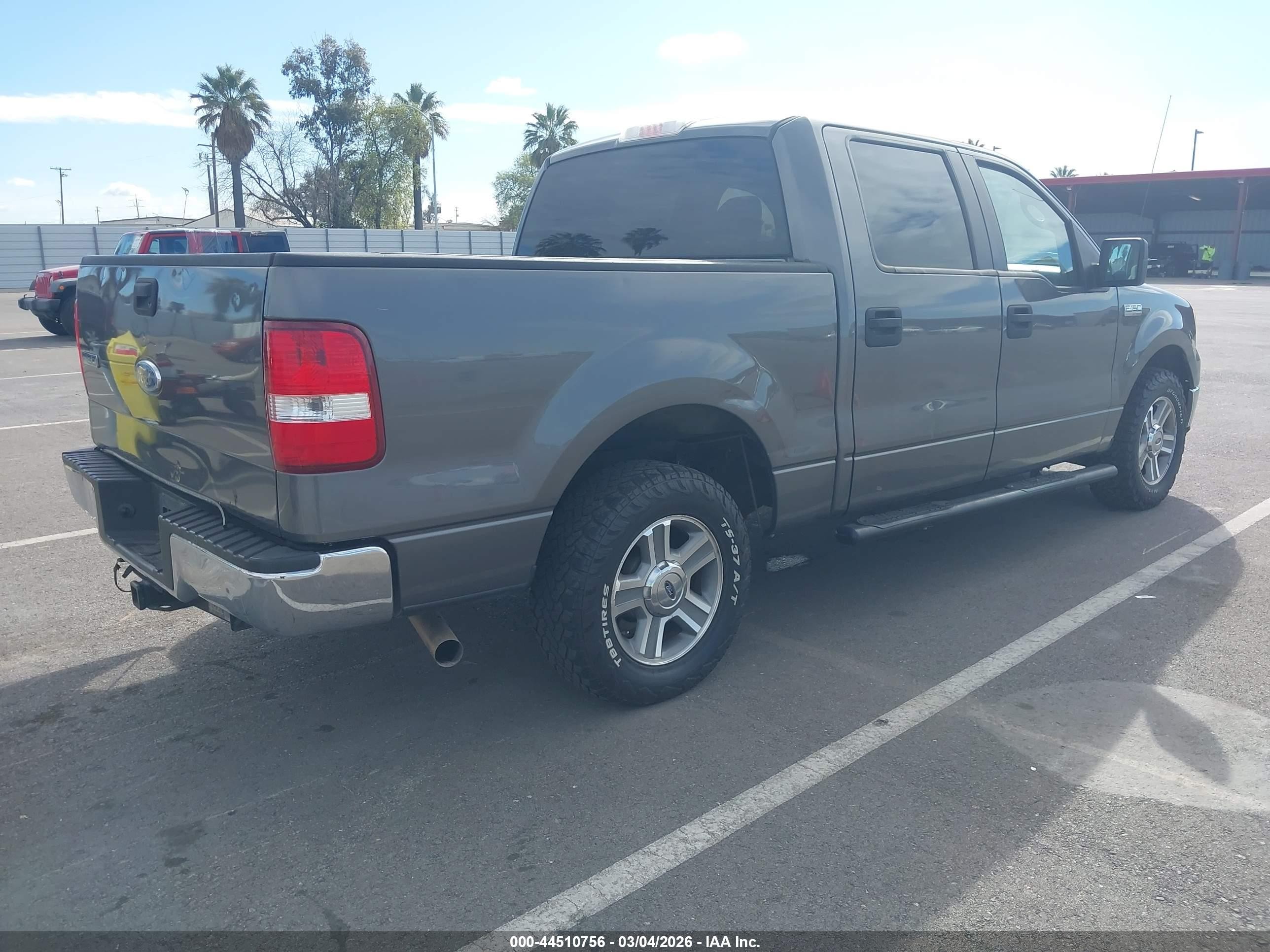 2008 Ford F-150 60th Anniversary/fx2/xl/xlt Gray vin: 1FTRW12W48FB10927