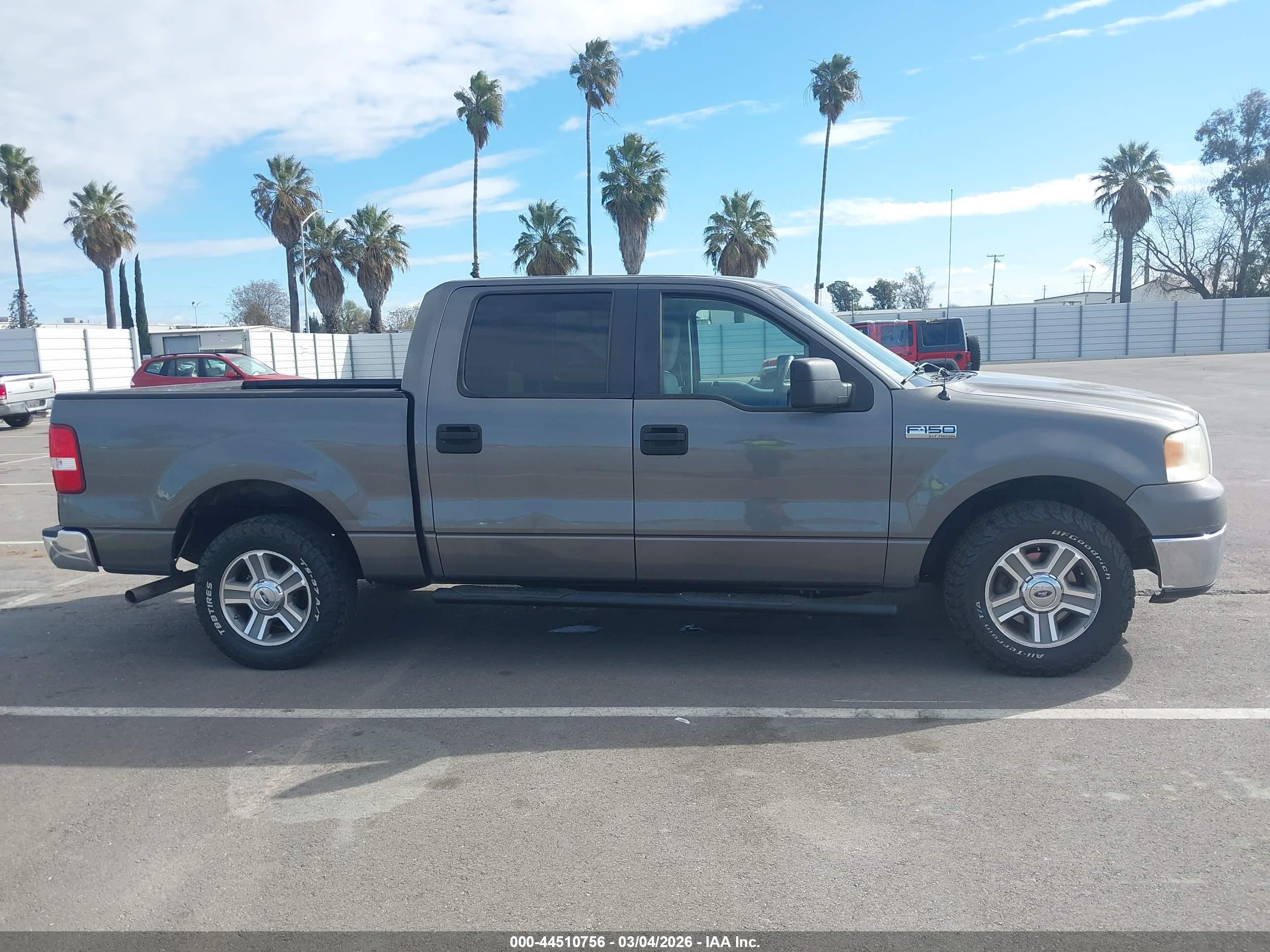 2008 Ford F-150 60th Anniversary/fx2/xl/xlt Gray vin: 1FTRW12W48FB10927