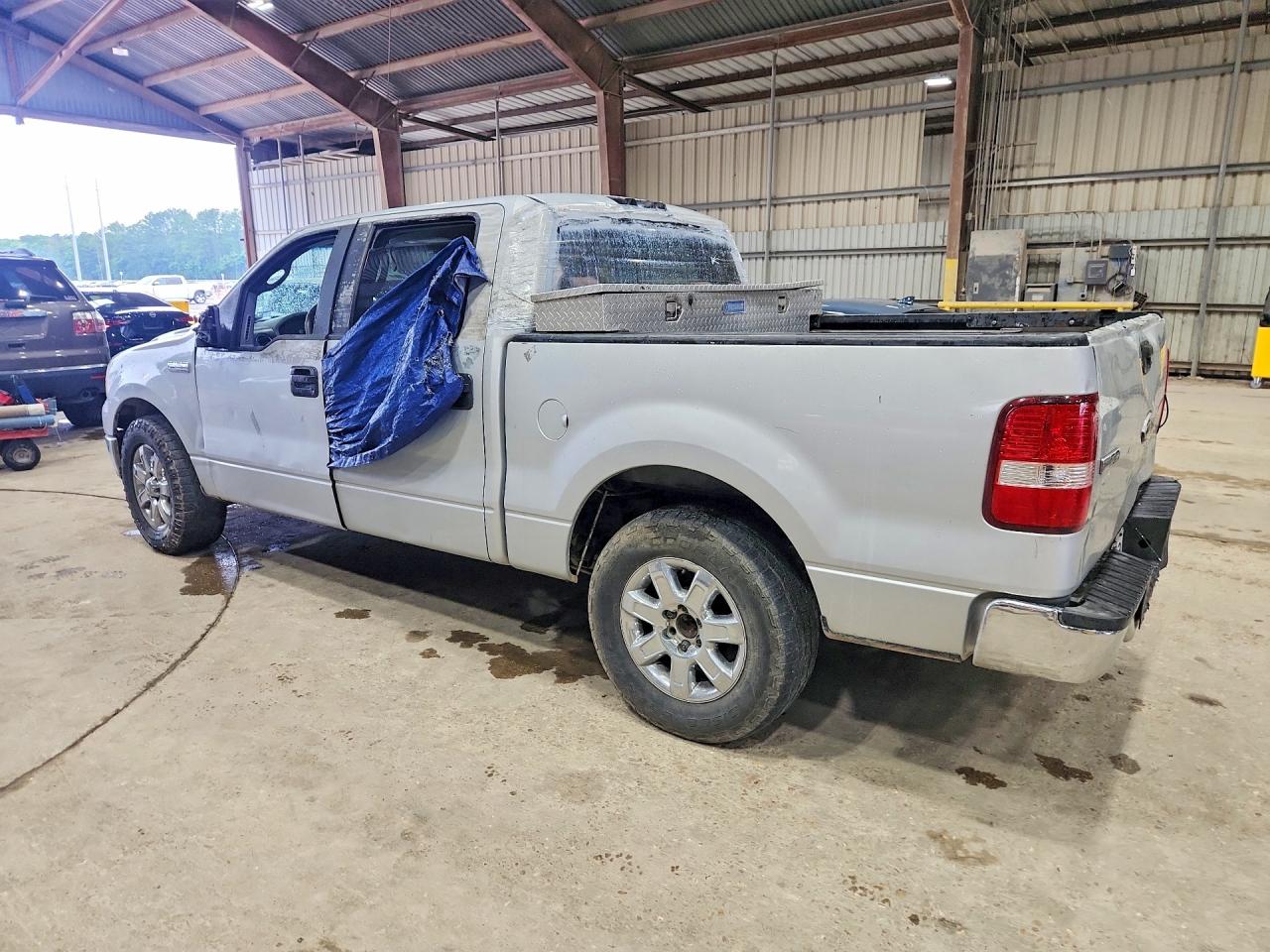 2008 Ford F150 Supercrew Silver vin: 1FTRW12W48KB60721