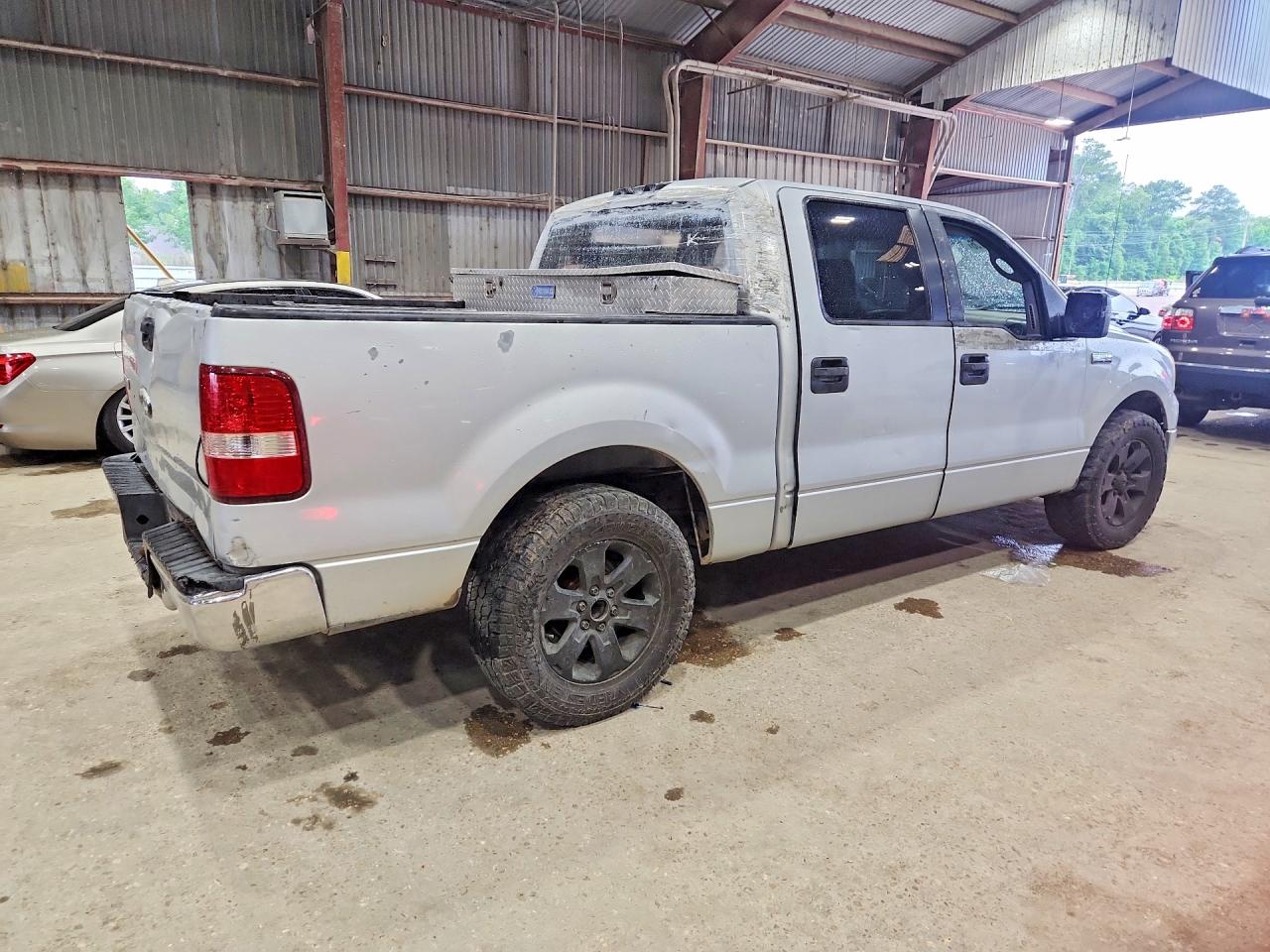 2008 Ford F150 Supercrew Silver vin: 1FTRW12W48KB60721