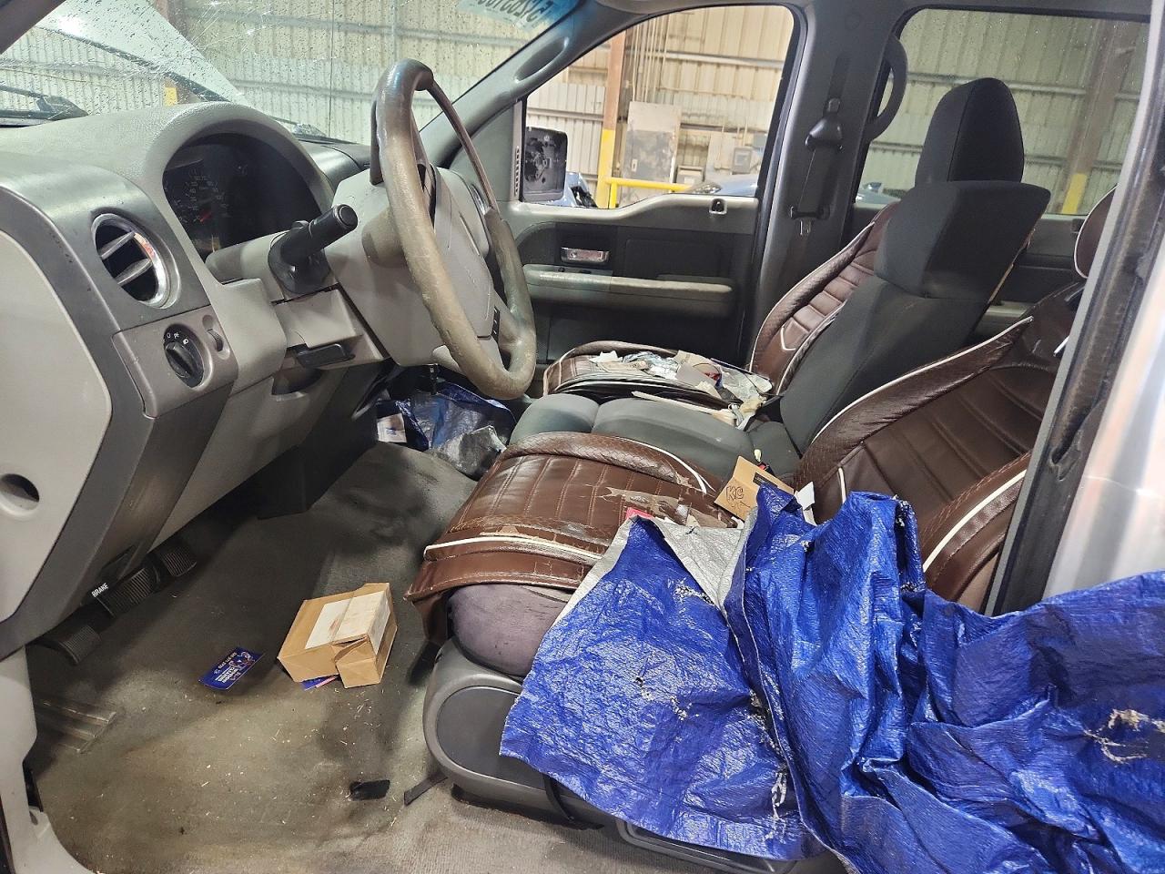 2008 Ford F150 Supercrew Silver vin: 1FTRW12W48KB60721