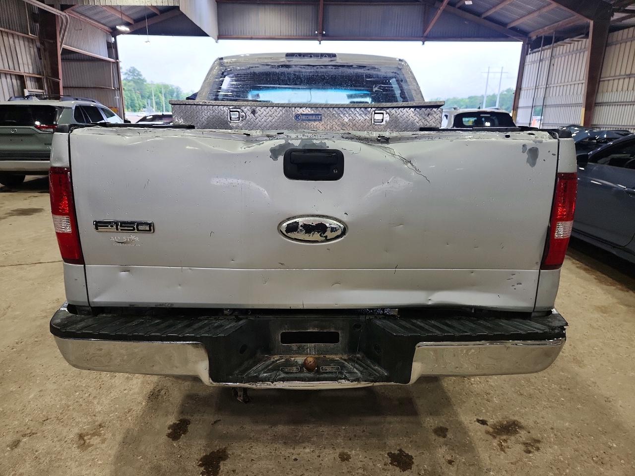 2008 Ford F150 Supercrew Silver vin: 1FTRW12W48KB60721