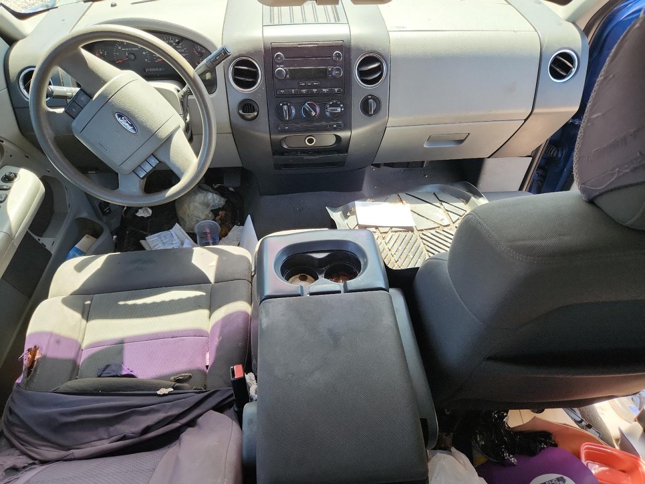 2004 Ford F150 Supercrew Blue vin: 1FTRW12W54KB32081