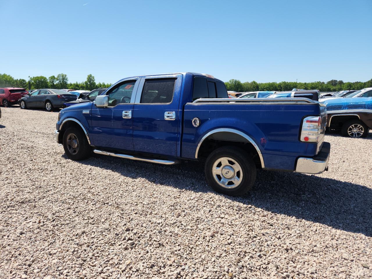 2004 Ford F150 Supercrew Blue vin: 1FTRW12W54KB32081