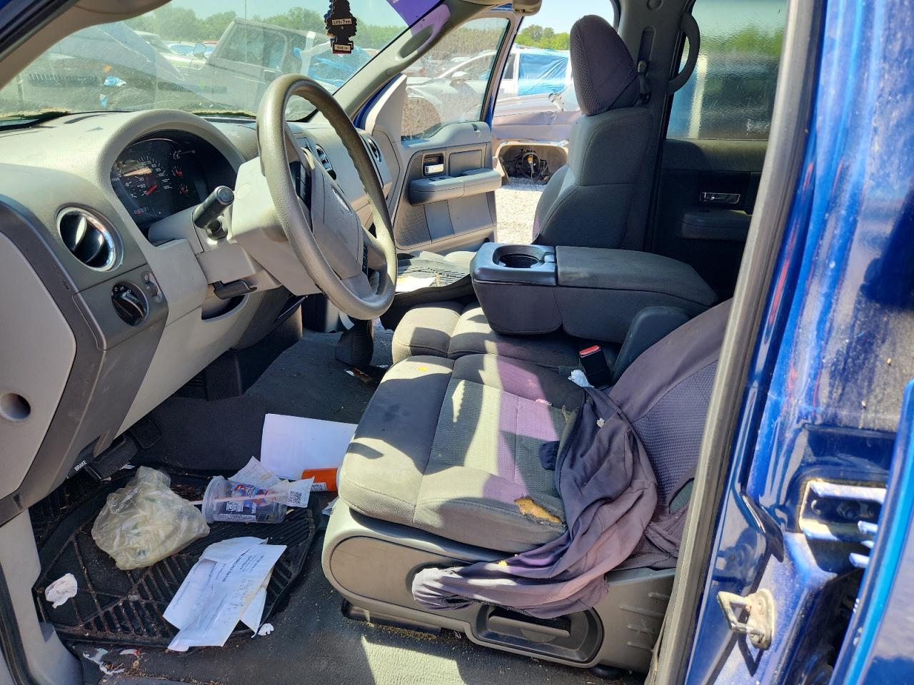2004 Ford F150 Supercrew Blue vin: 1FTRW12W54KB32081