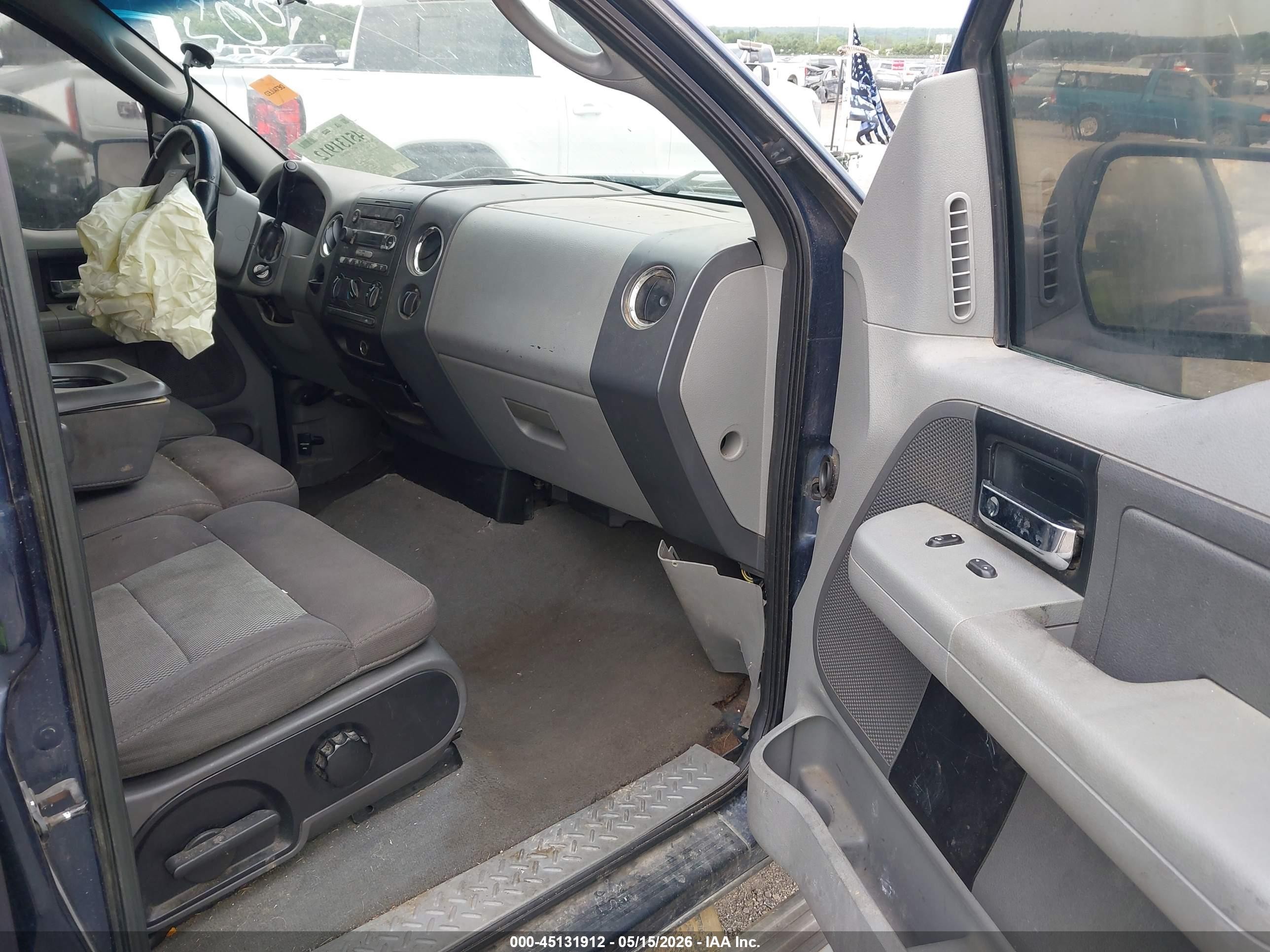 2005 Ford F-150 Xlt Blue vin: 1FTRW12W55FB40756