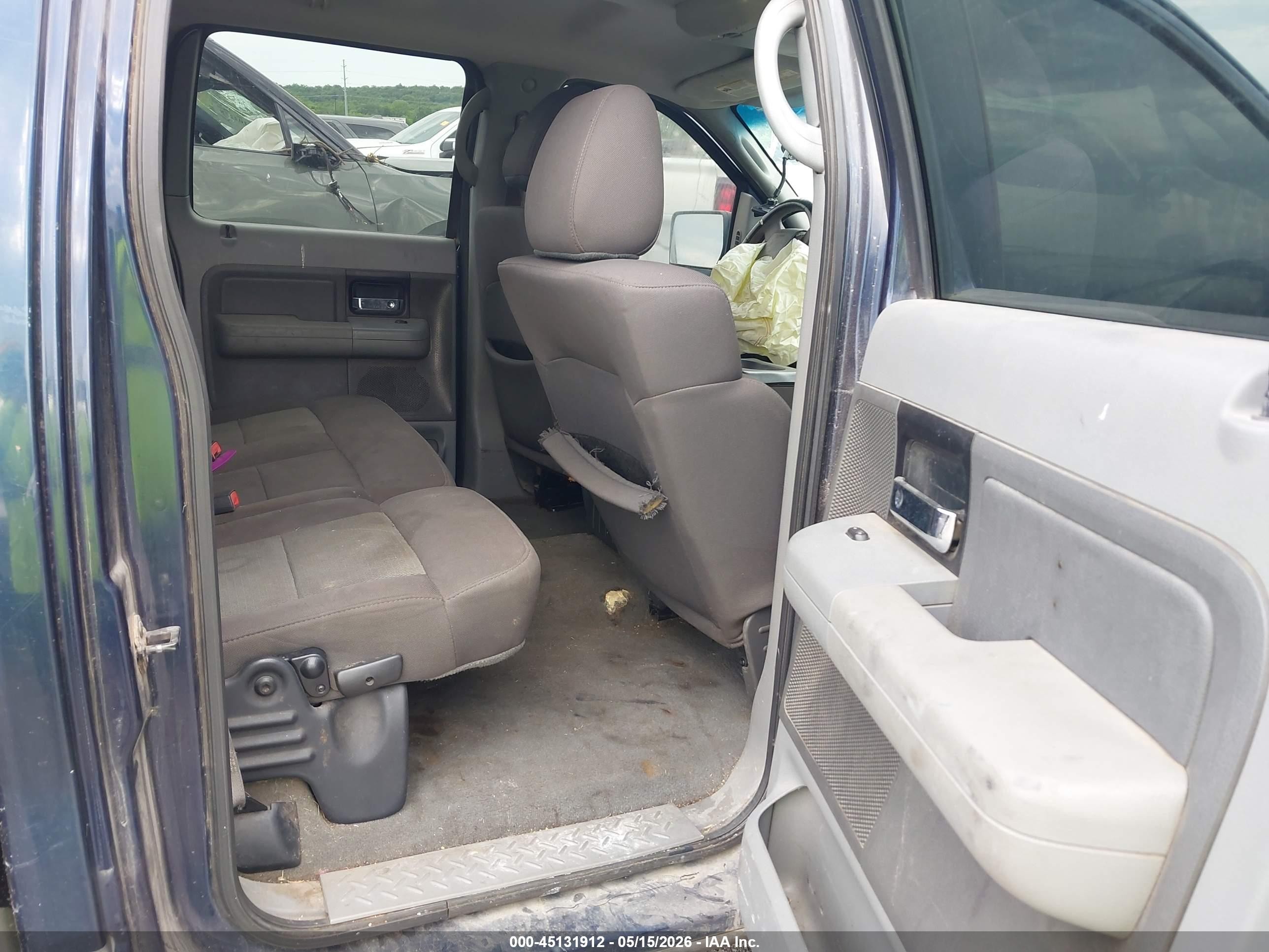 2005 Ford F-150 Xlt Blue vin: 1FTRW12W55FB40756