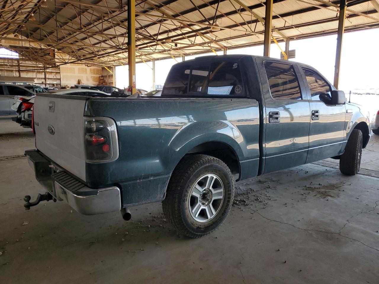 2005 Ford F150 Supercrew Green vin: 1FTRW12W55KC35308