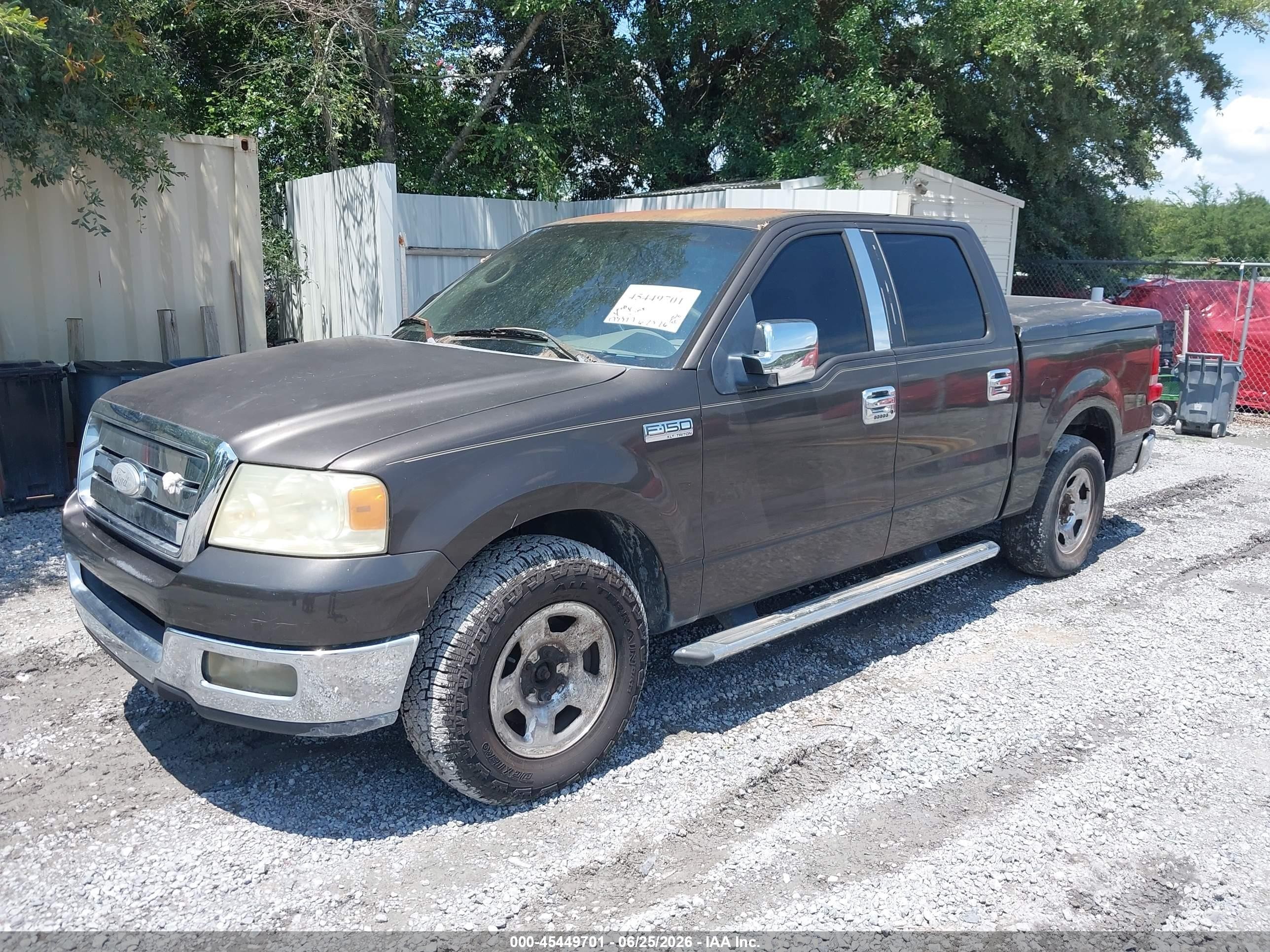2005 Ford F-150 Xlt Brown vin: 1FTRW12W55KD46120