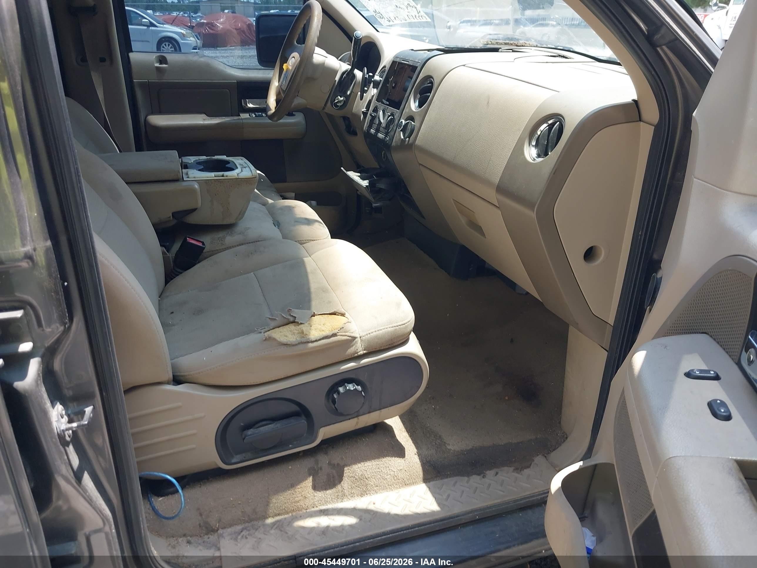 2005 Ford F-150 Xlt Brown vin: 1FTRW12W55KD46120