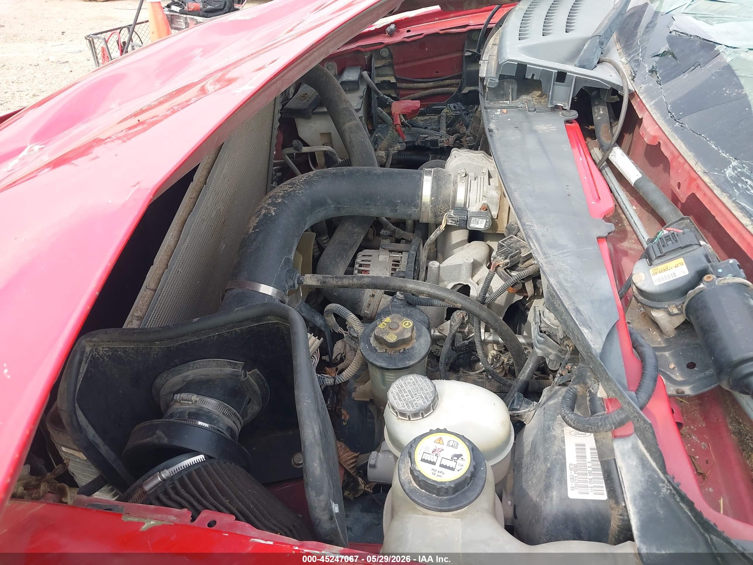 2006 Ford F-150 Xlt Red vin: 1FTRW12W56FB04969