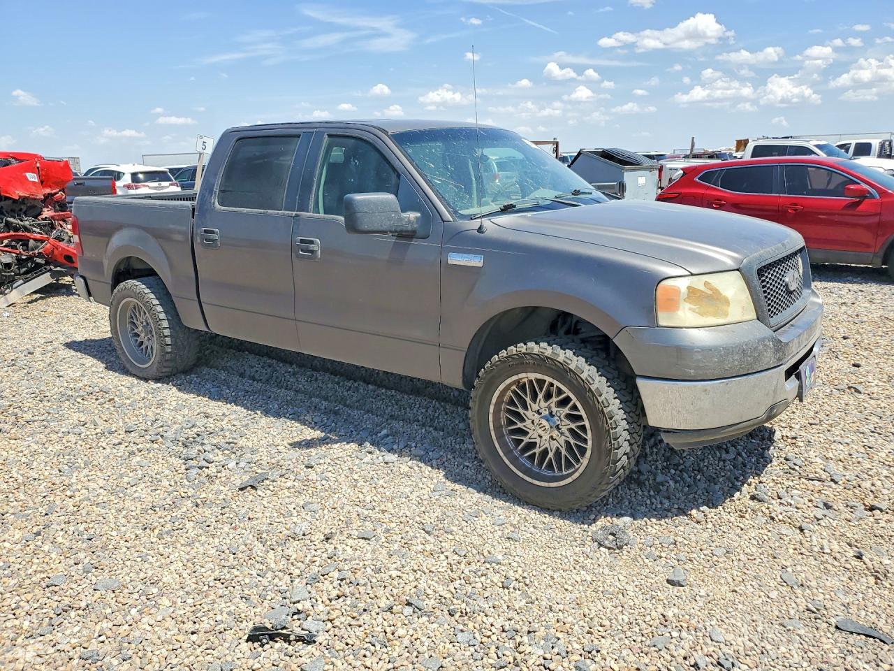 2006 Ford F150 Supercrew Gray vin: 1FTRW12W56KB59400