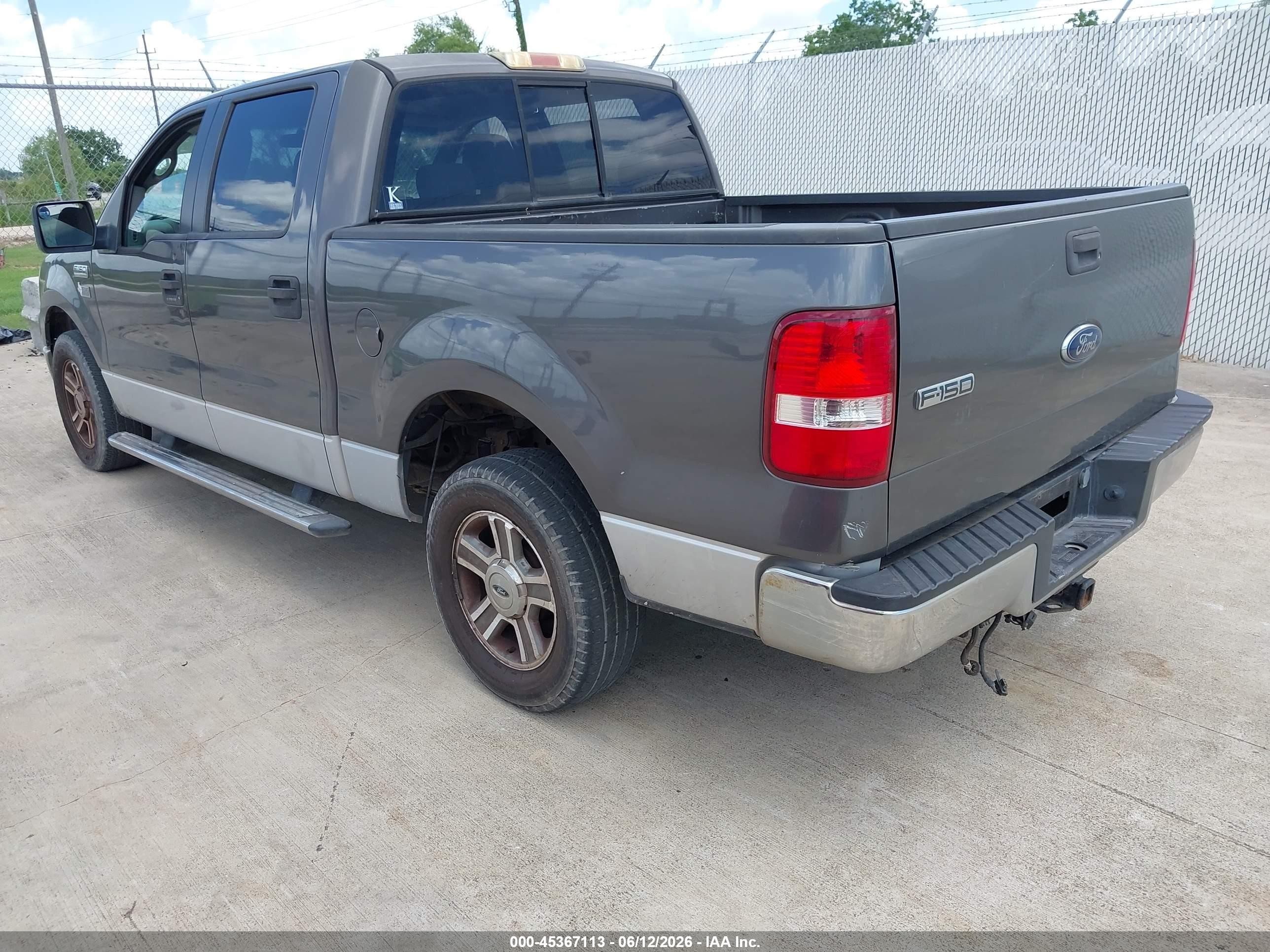 2006 Ford F-150 Xlt Gray vin: 1FTRW12W56KC59979