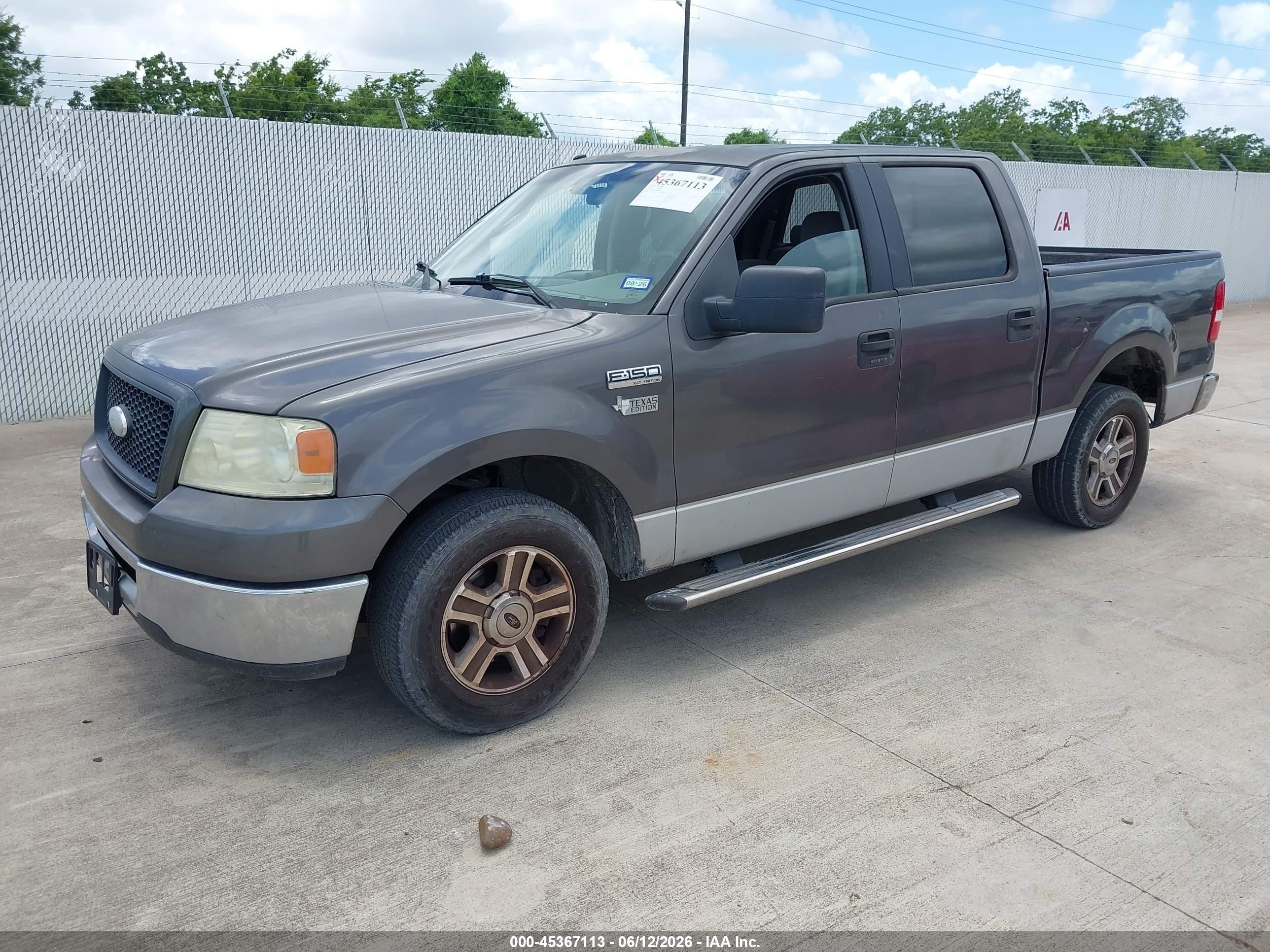 2006 Ford F-150 Xlt Gray vin: 1FTRW12W56KC59979