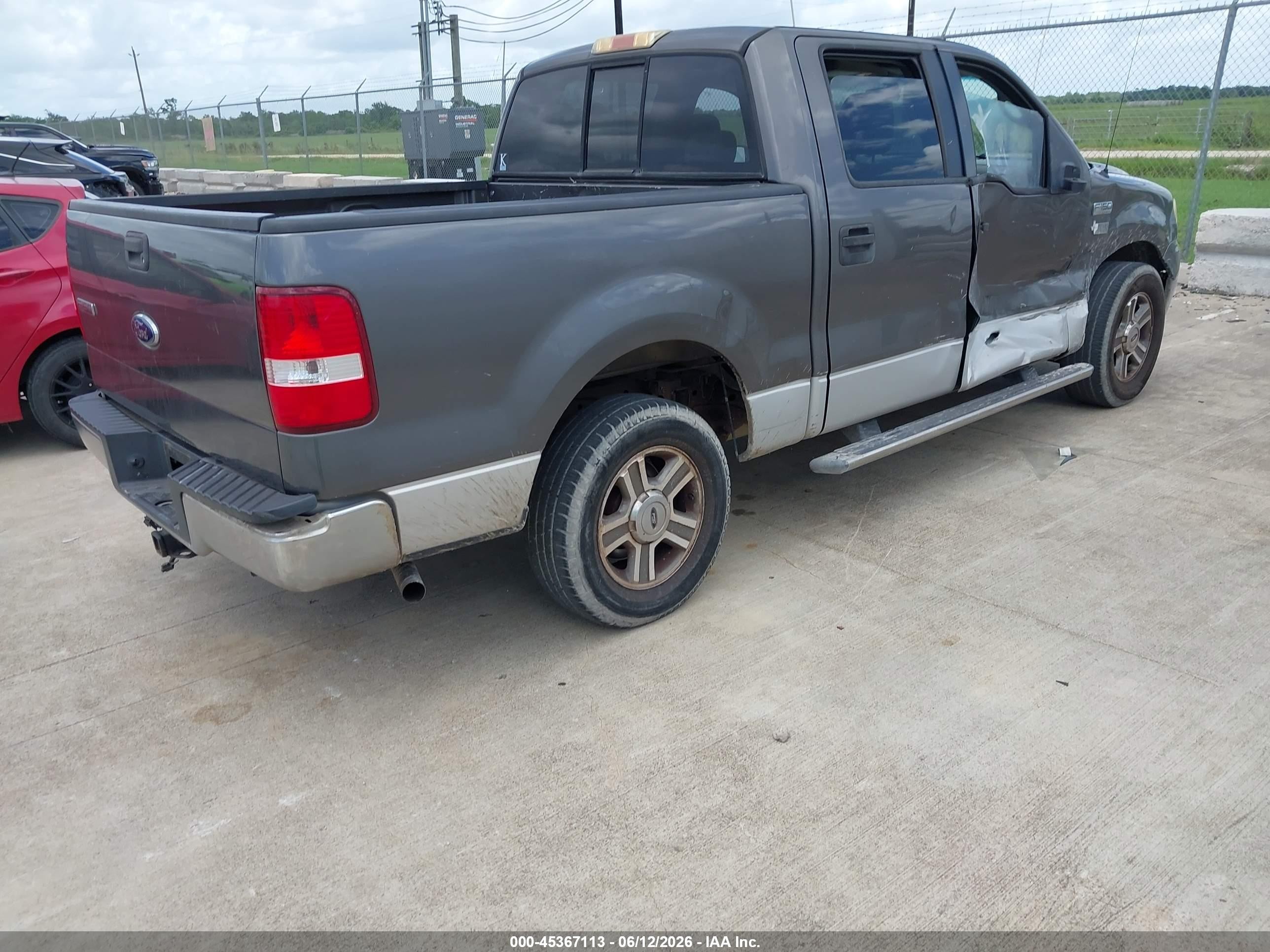 2006 Ford F-150 Xlt Gray vin: 1FTRW12W56KC59979