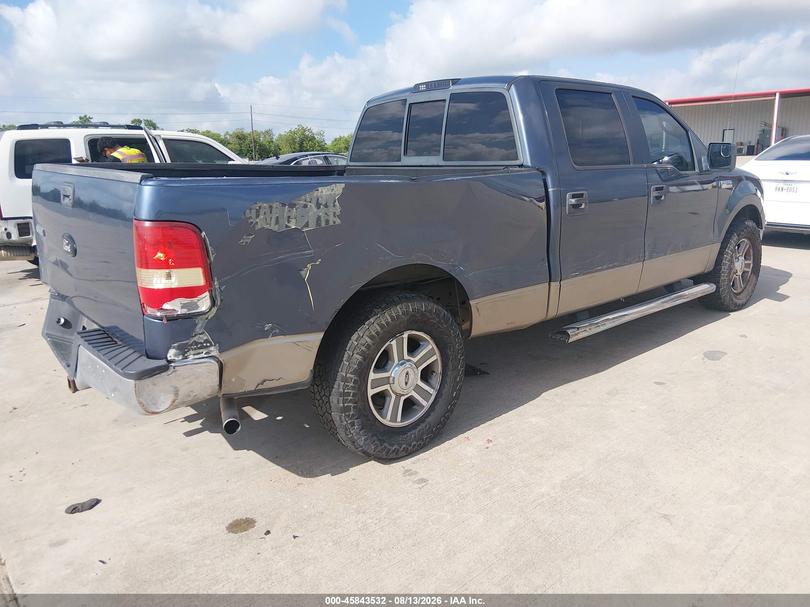 2006 Ford F-150 Xlt Light Blue vin: 1FTRW12W56KC98863