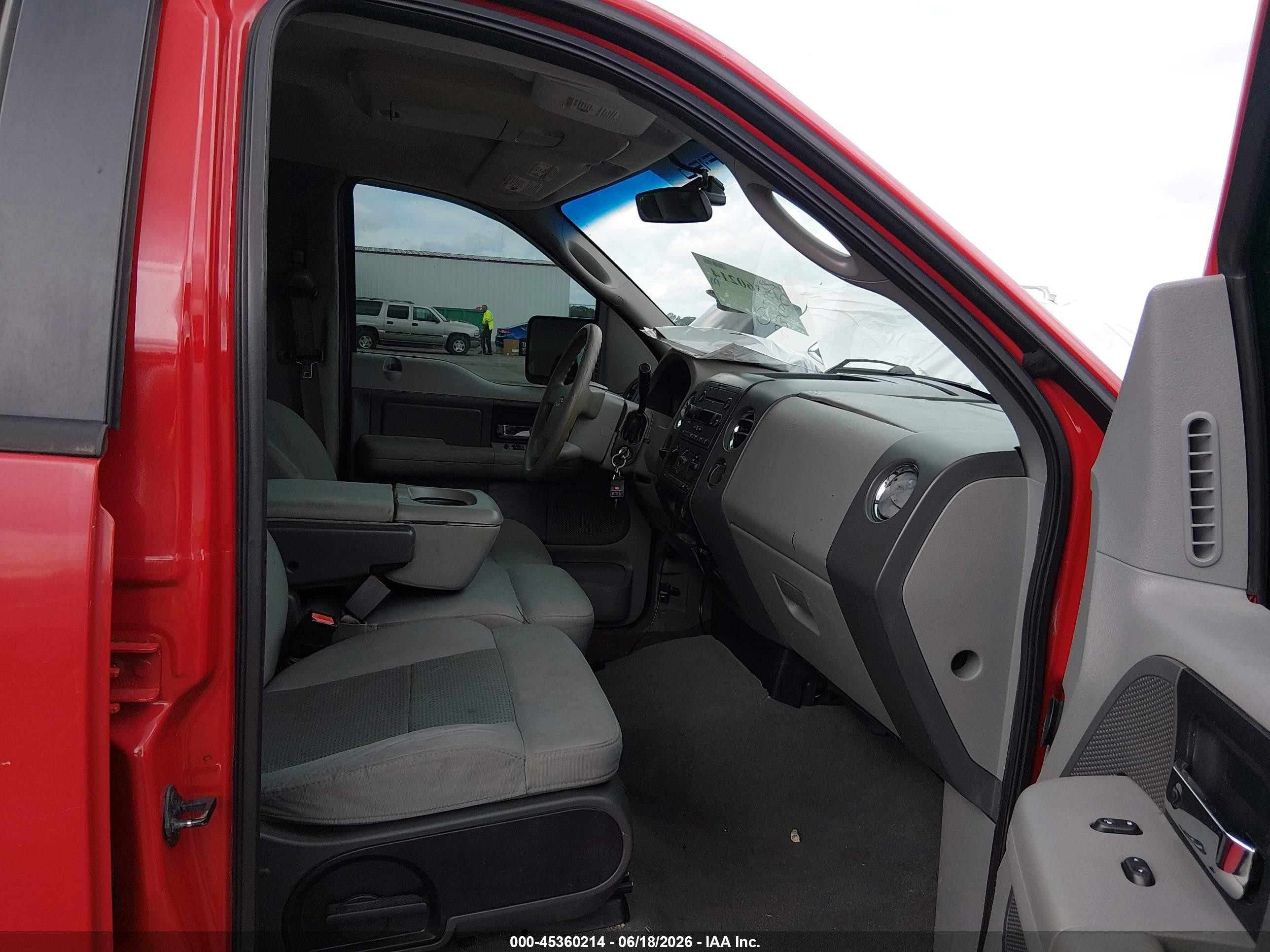 2007 Ford F-150 Xlt Red vin: 1FTRW12W57FA71909