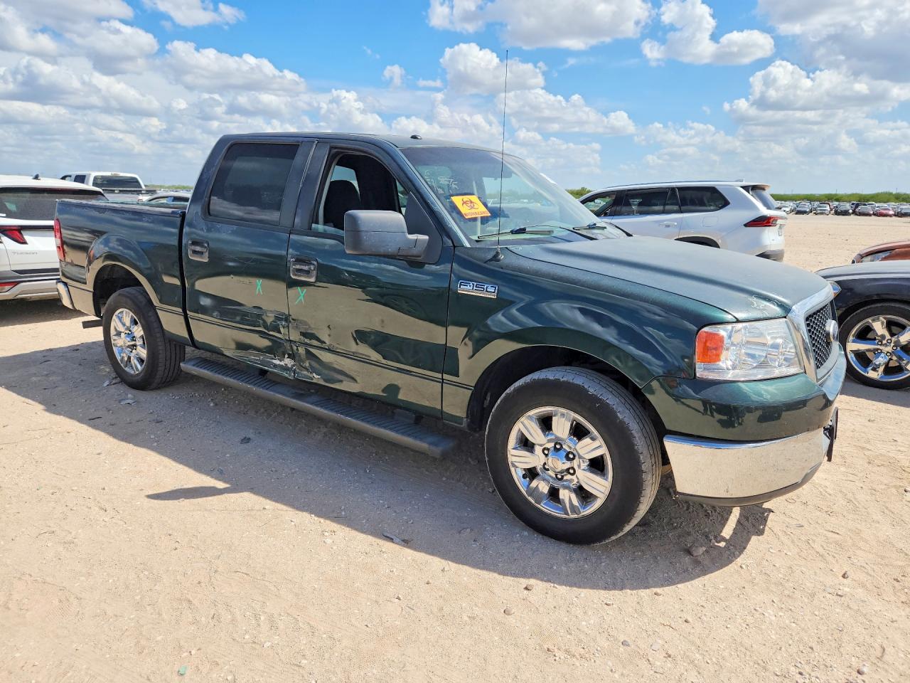2007 Ford F150 Supercrew Green vin: 1FTRW12W57KA71819