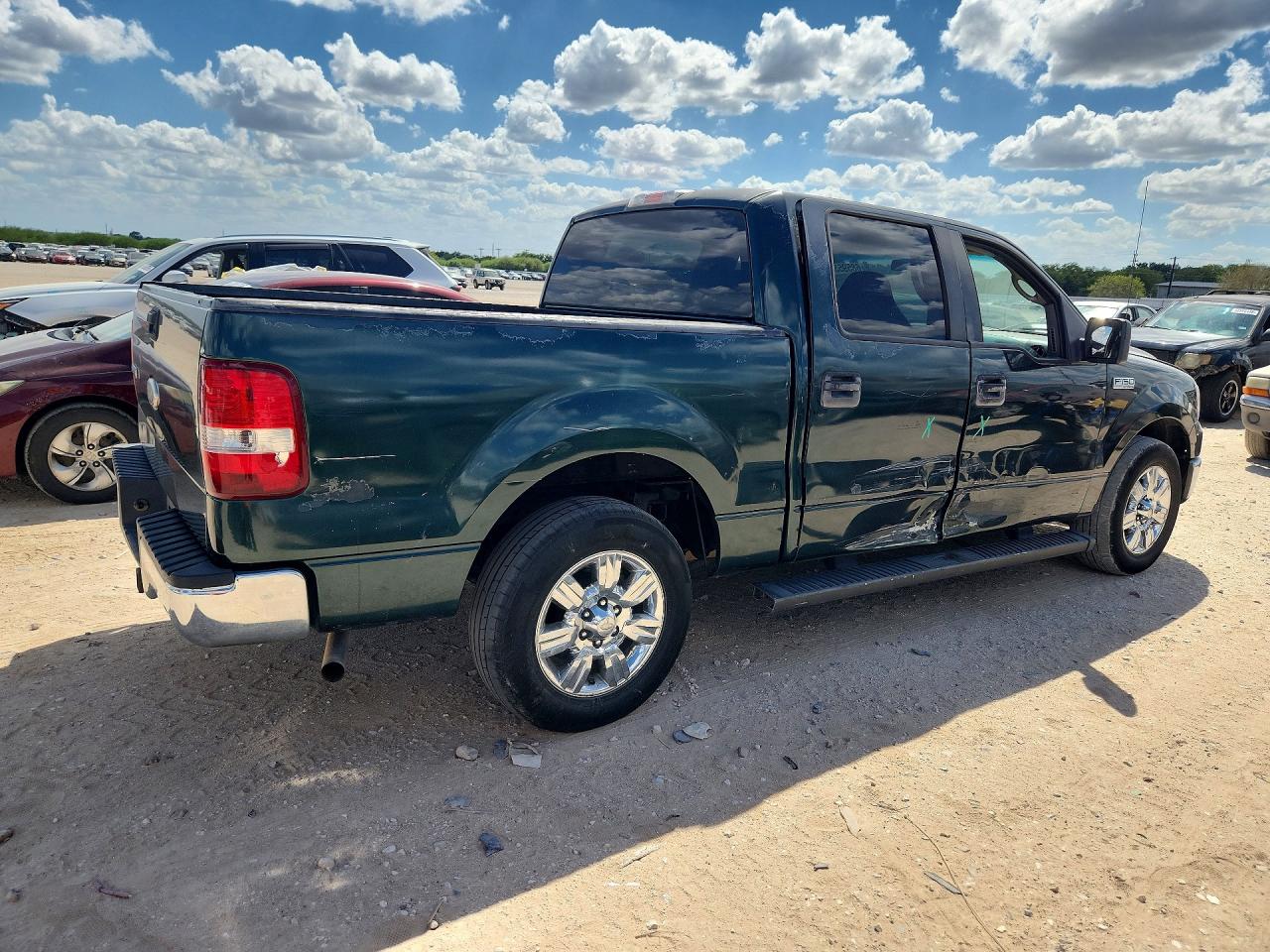 2007 Ford F150 Supercrew Green vin: 1FTRW12W57KA71819