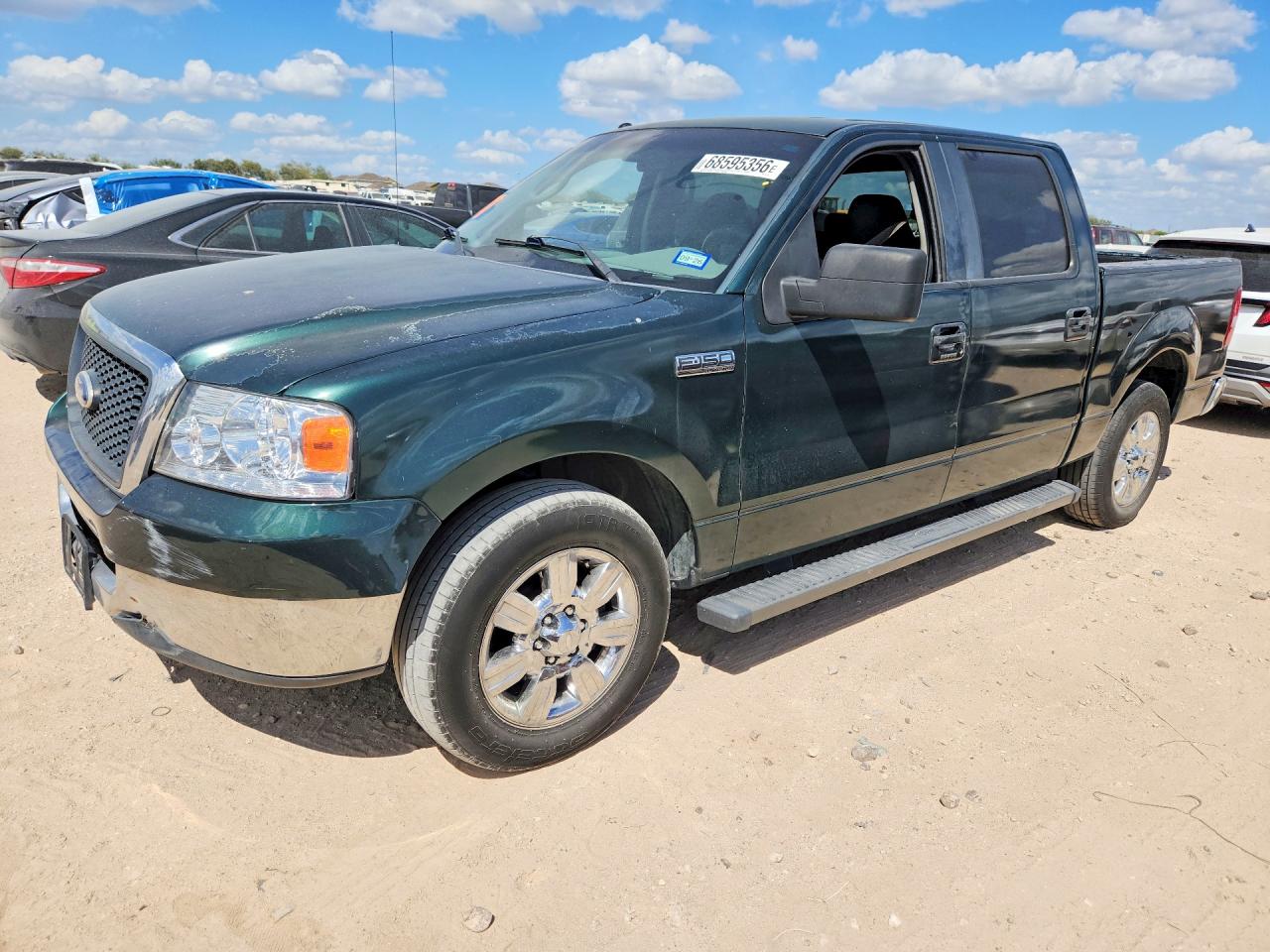 2007 Ford F150 Supercrew Green vin: 1FTRW12W57KA71819