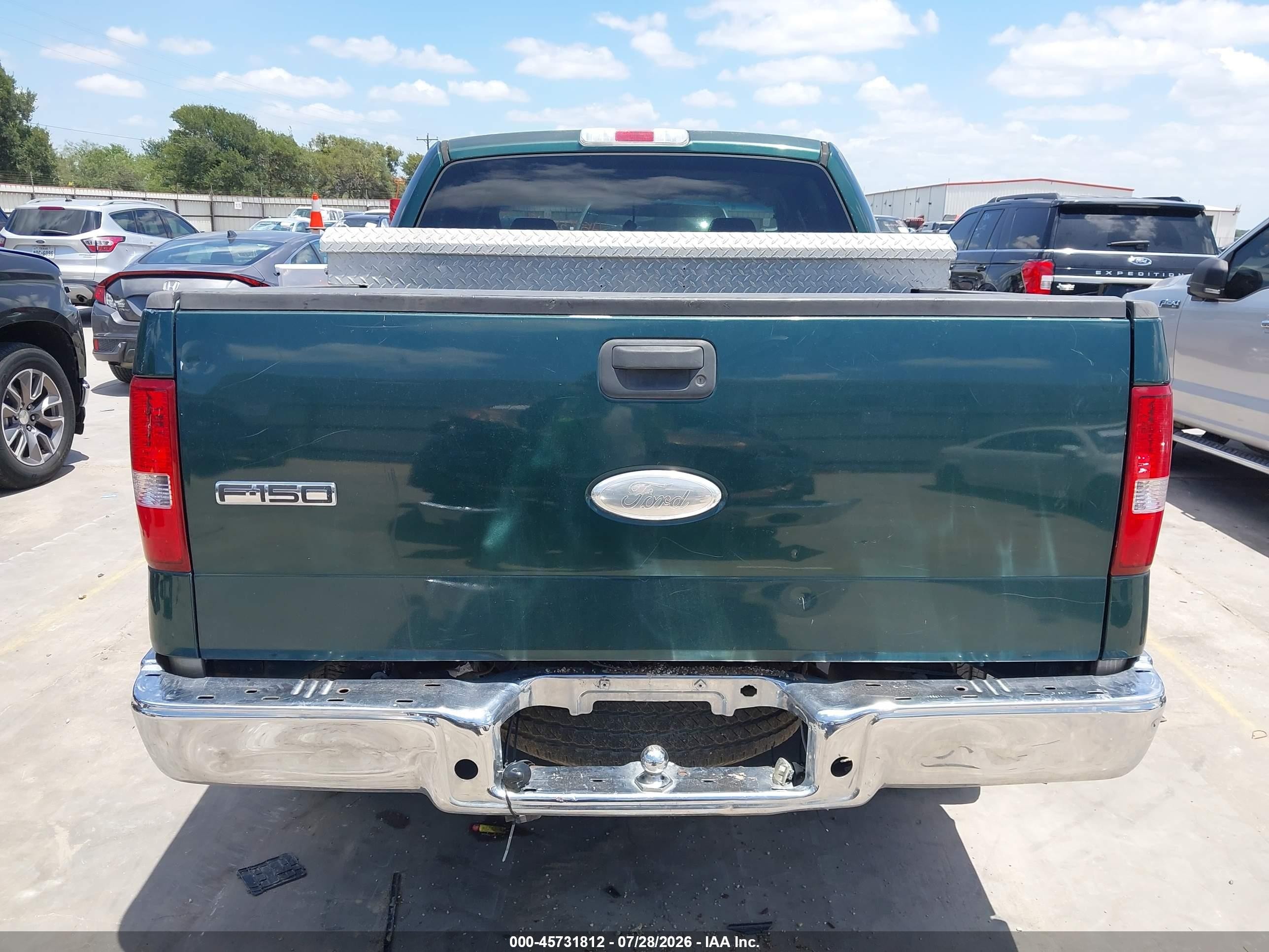 2007 Ford F-150 Xlt Green vin: 1FTRW12W57KB84122