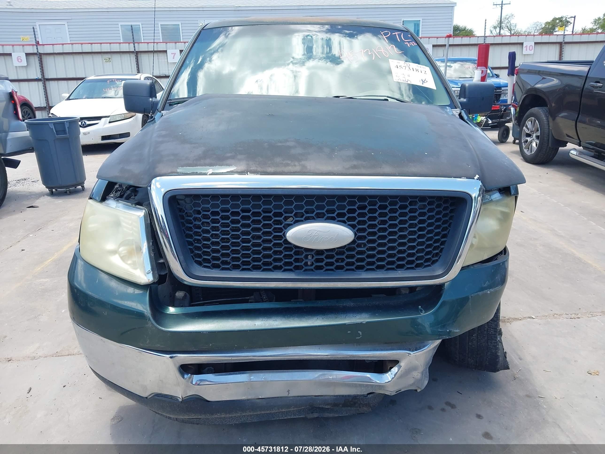 2007 Ford F-150 Xlt Green vin: 1FTRW12W57KB84122
