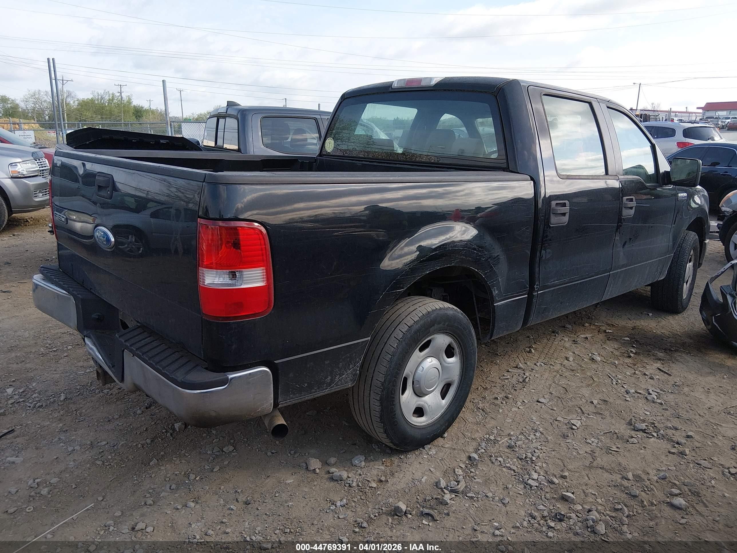 2008 Ford F-150 60th Anniversary/fx2/xl/xlt Black vin: 1FTRW12W58FA35462