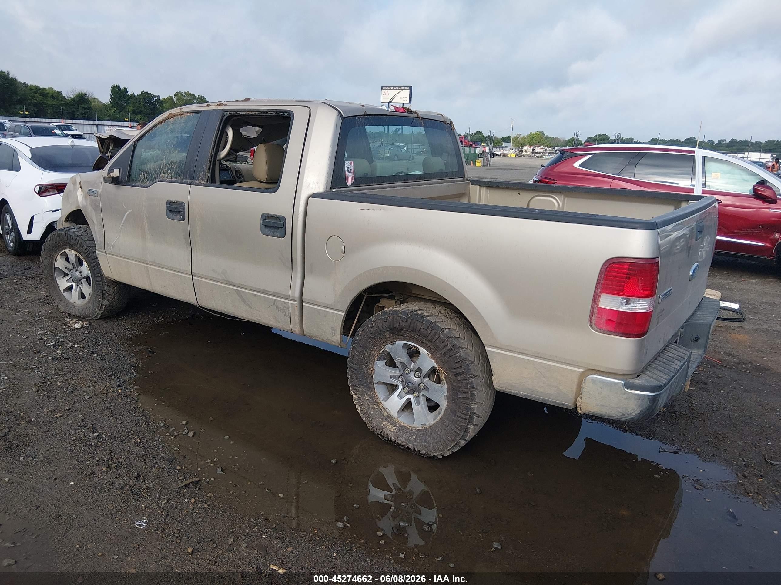 2008 Ford F-150 60th Anniversary/fx2/xl/xlt Gold vin: 1FTRW12W58FB39918