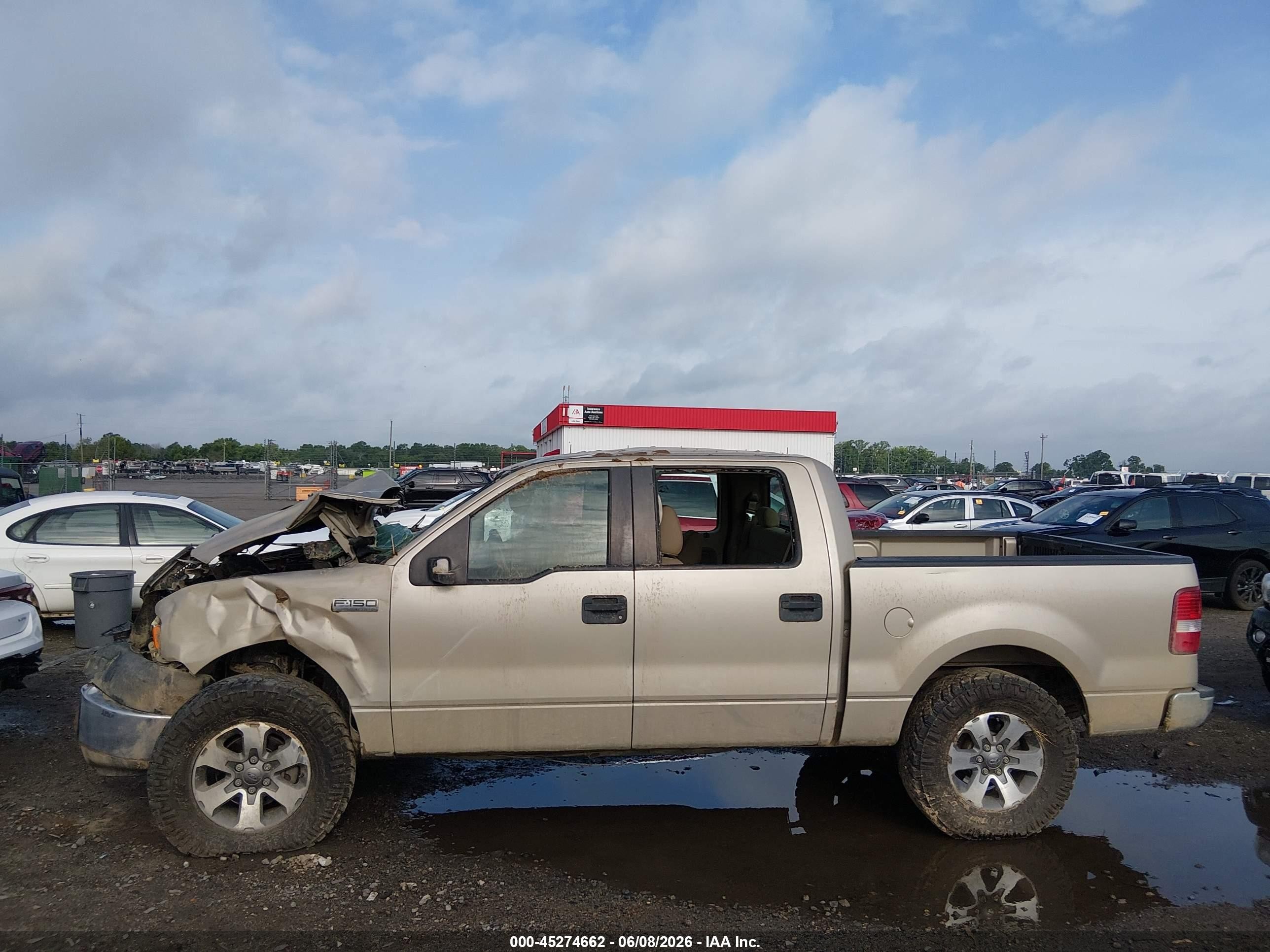 2008 Ford F-150 60th Anniversary/fx2/xl/xlt Gold vin: 1FTRW12W58FB39918
