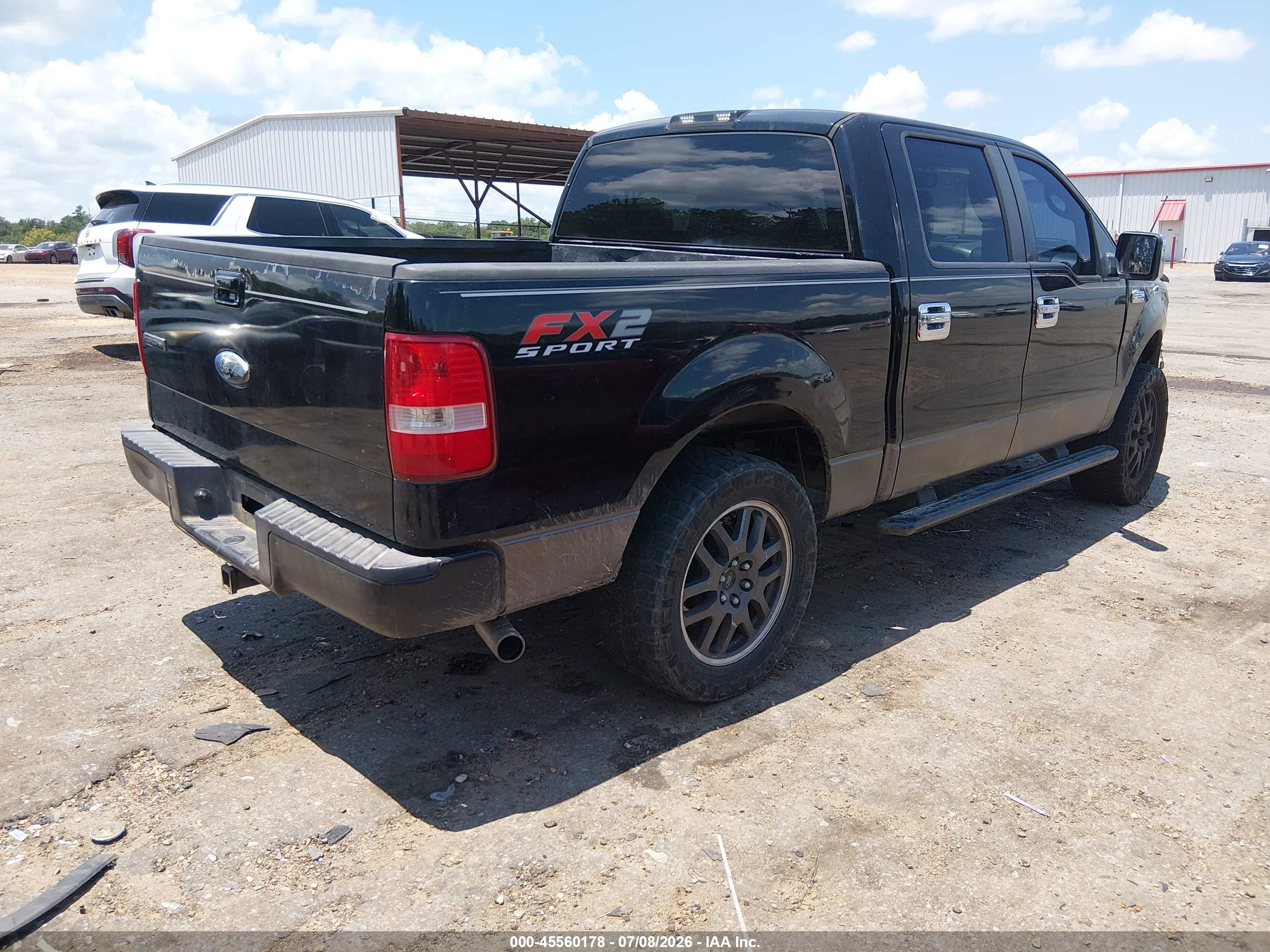2008 Ford F-150 60th Anniversary/fx2/xl/xlt Black vin: 1FTRW12W58KD61060