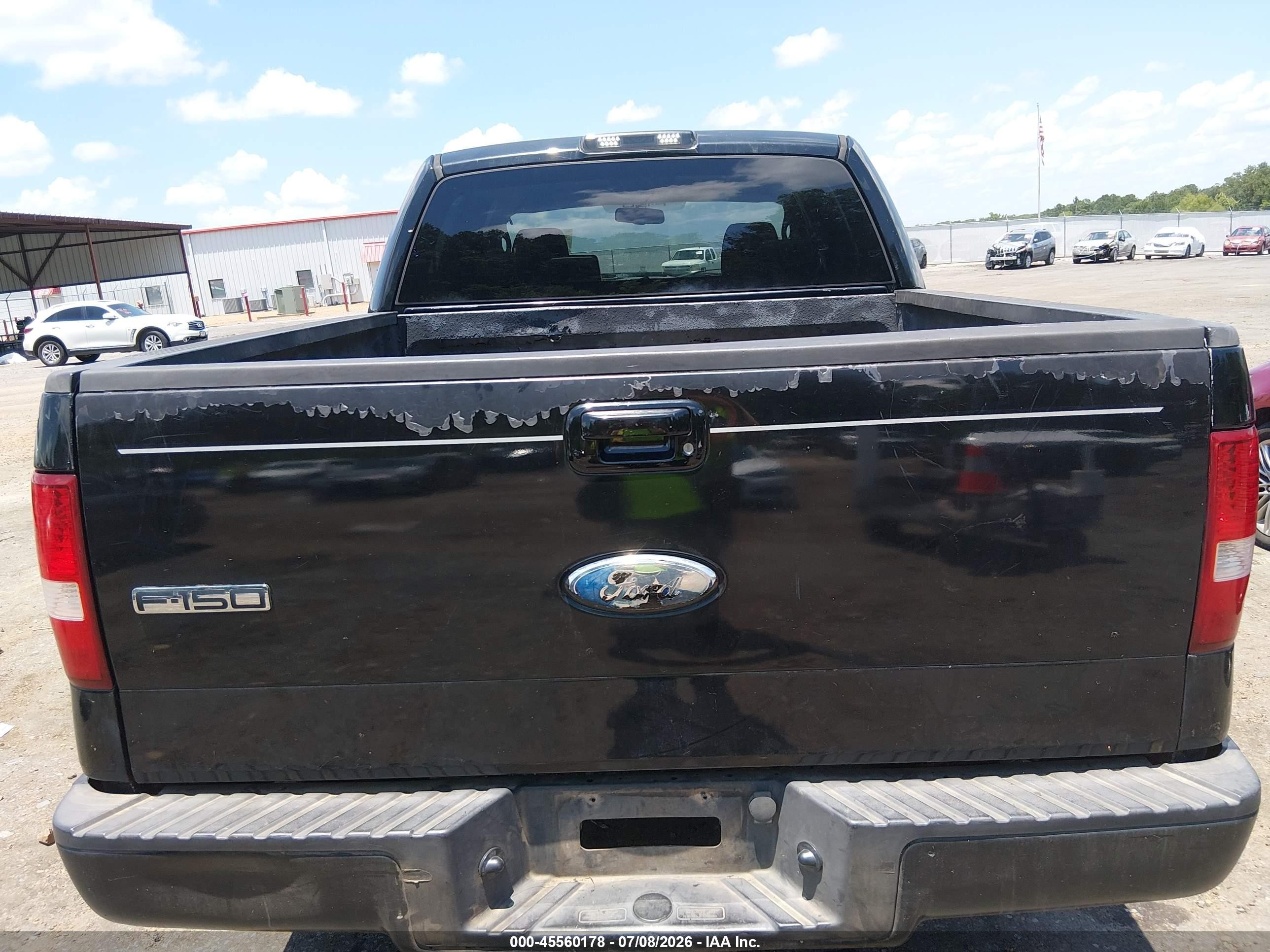2008 Ford F-150 60th Anniversary/fx2/xl/xlt Black vin: 1FTRW12W58KD61060