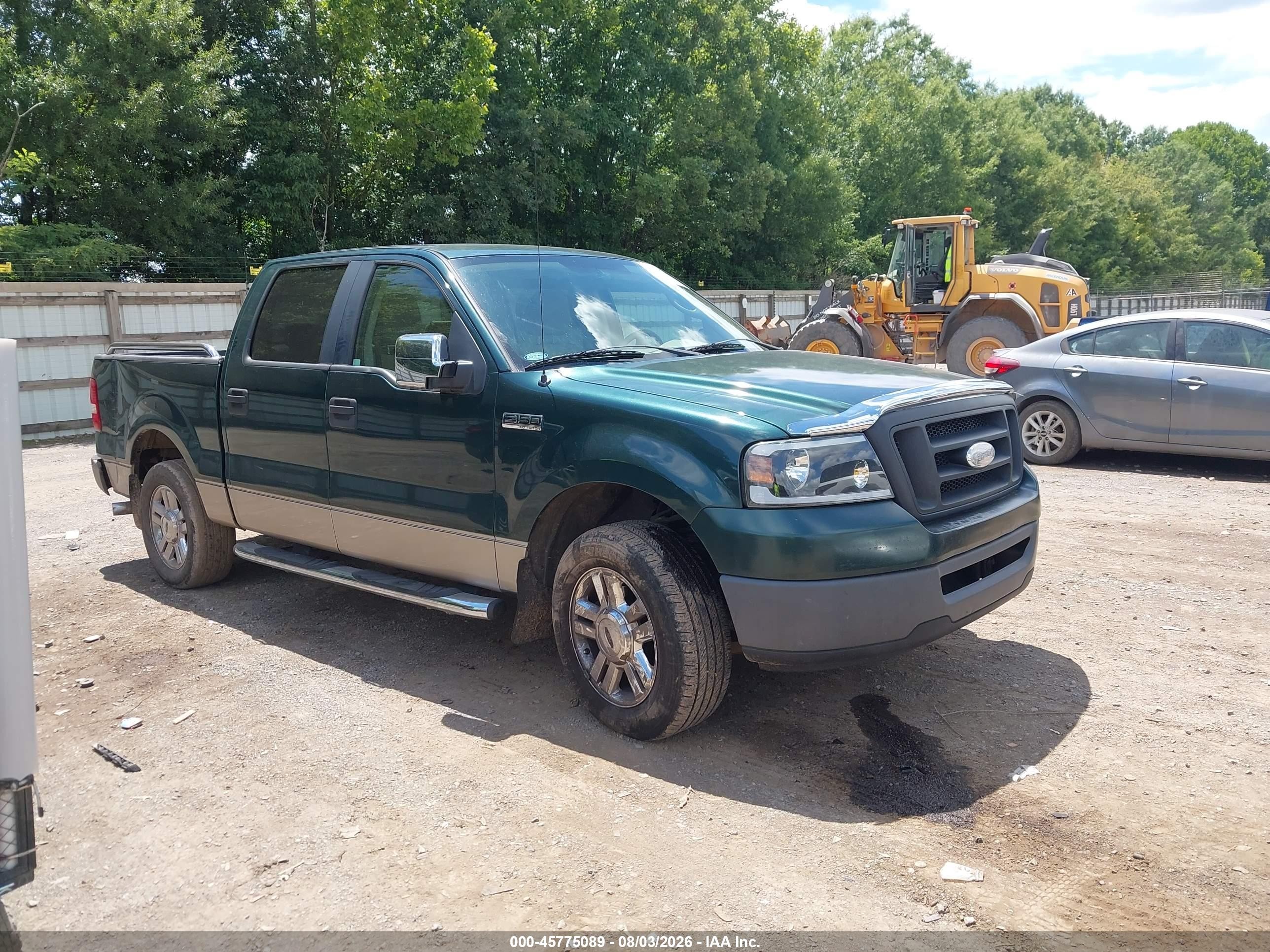 2008 Ford F-150 60th Anniversary/fx2/xl/xlt Зеленый vin: 1FTRW12W58KD79929