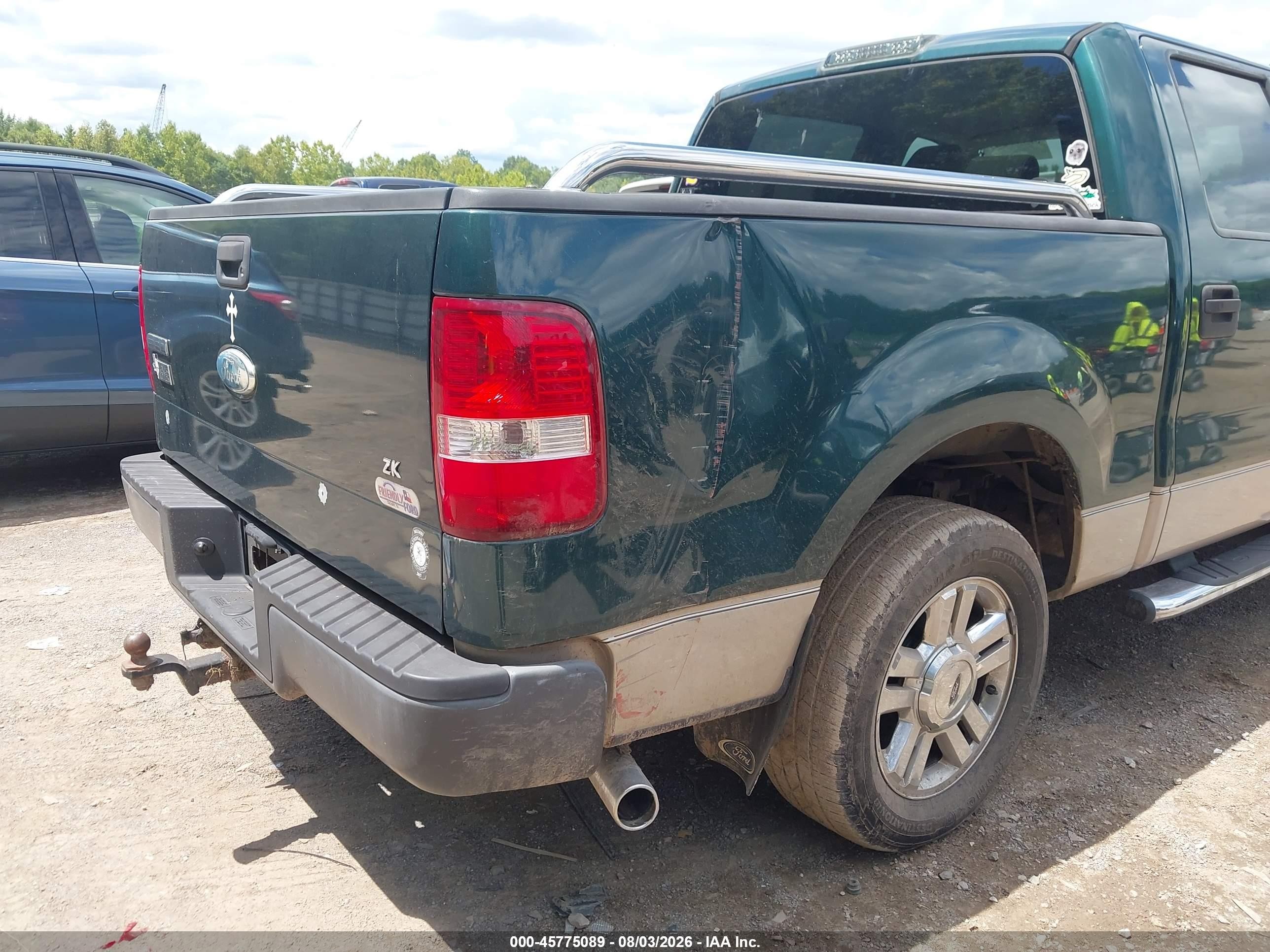 2008 Ford F-150 60th Anniversary/fx2/xl/xlt Зеленый vin: 1FTRW12W58KD79929