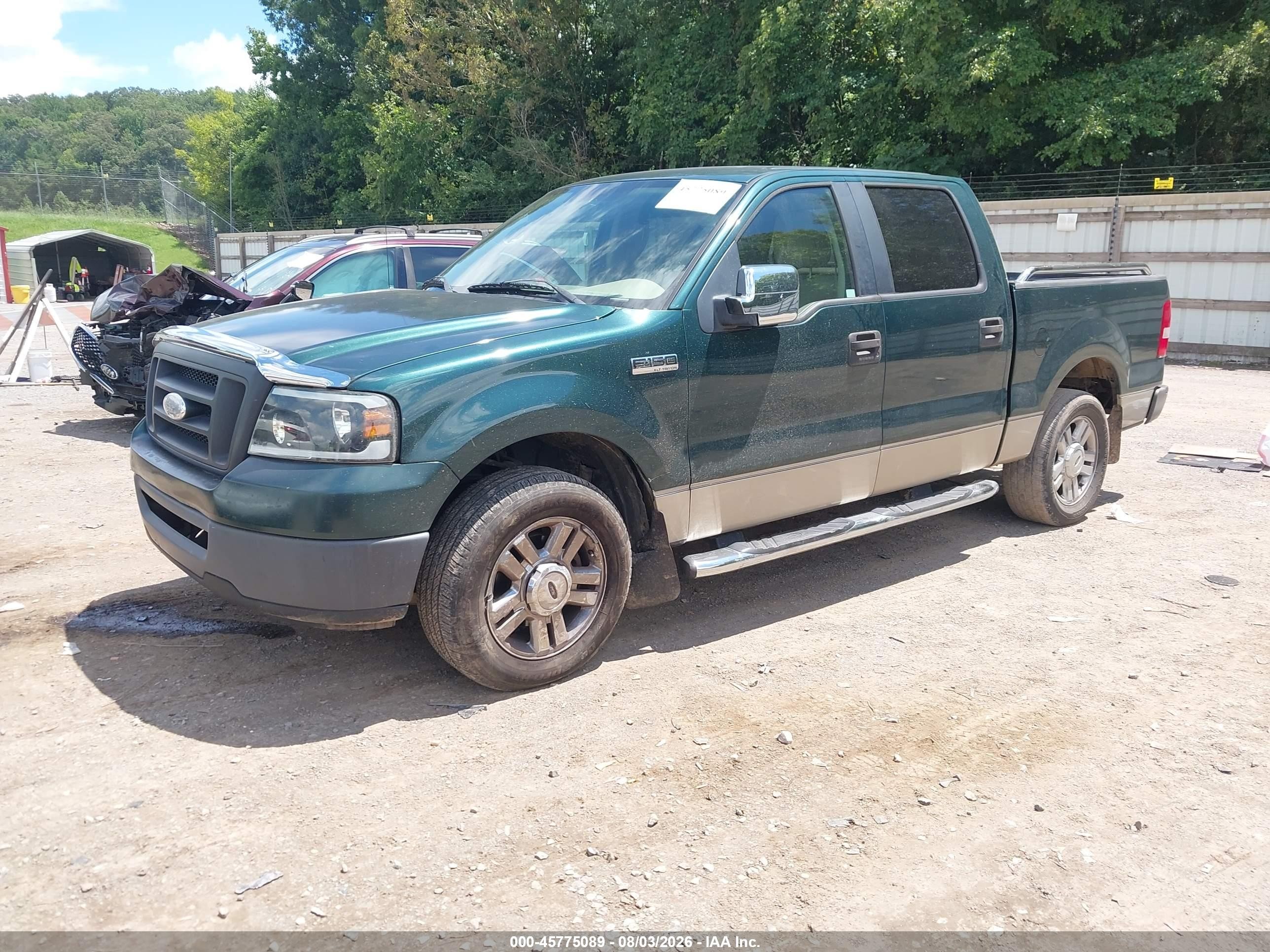2008 Ford F-150 60th Anniversary/fx2/xl/xlt Зеленый vin: 1FTRW12W58KD79929