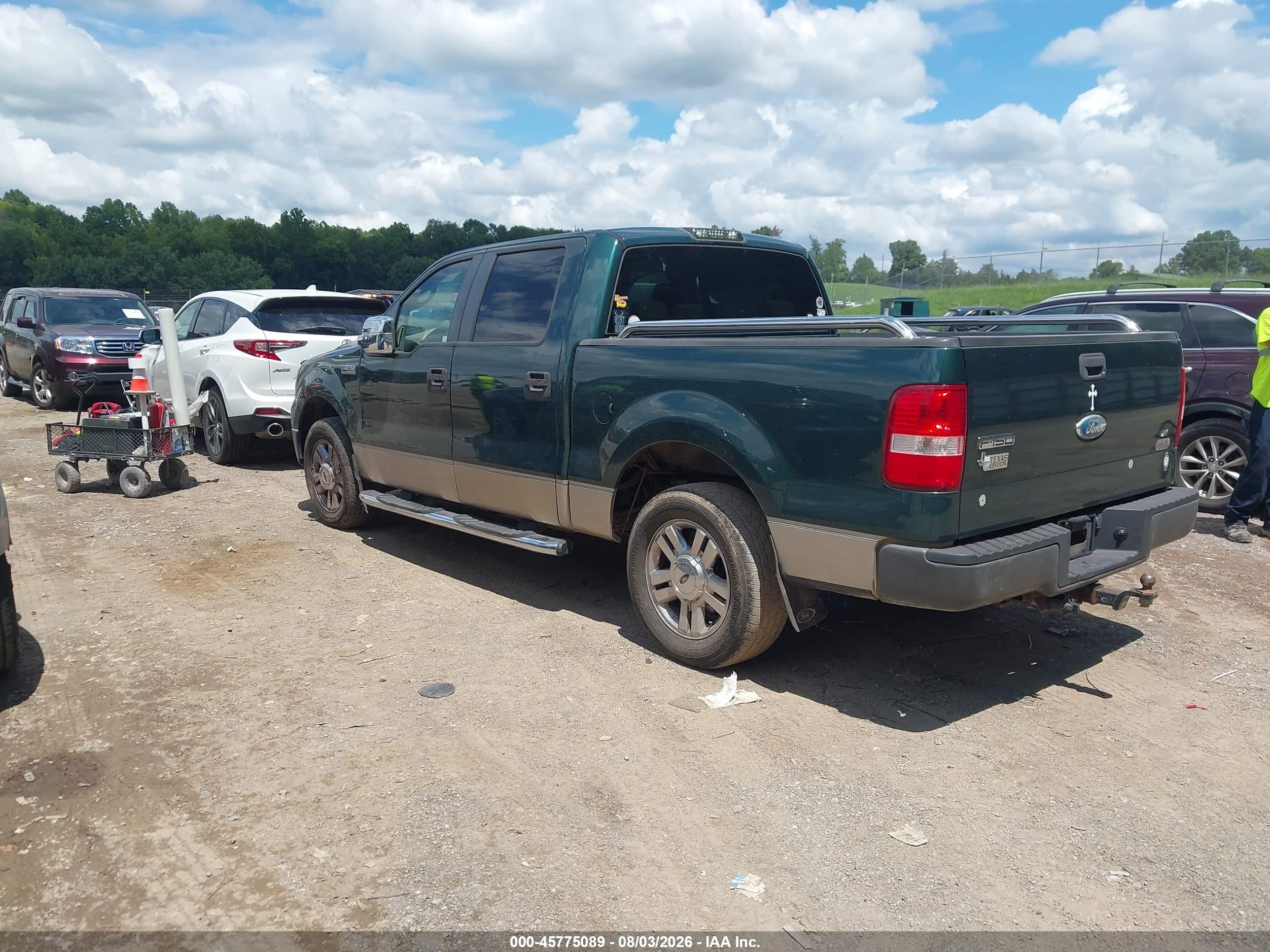 2008 Ford F-150 60th Anniversary/fx2/xl/xlt Зеленый vin: 1FTRW12W58KD79929