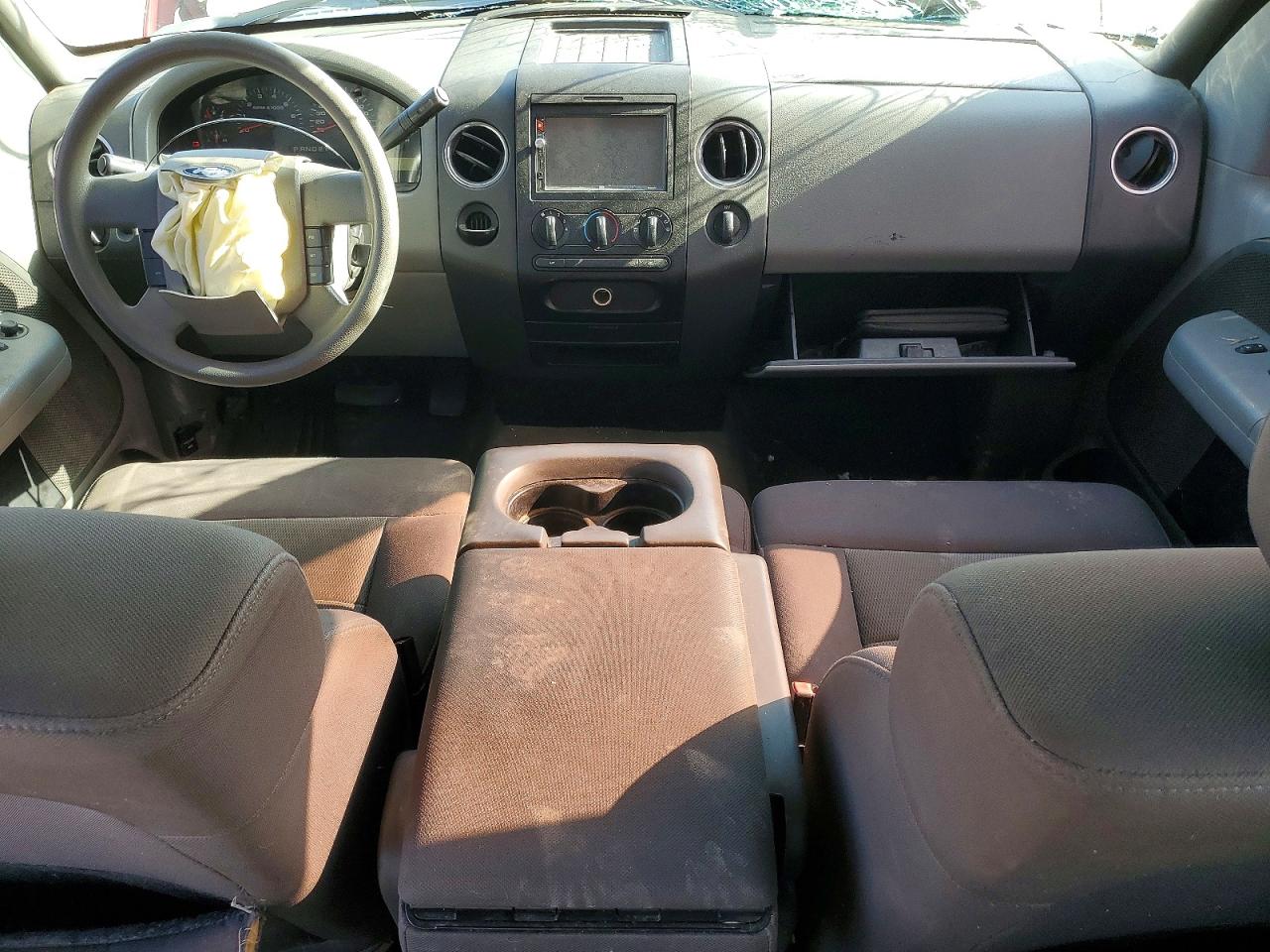 2004 Ford F150 Supercrew Burgundy vin: 1FTRW12W64KB99904