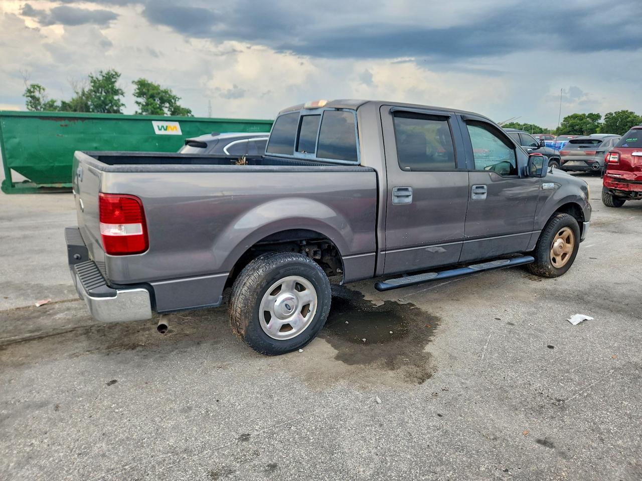 2005 Ford F150 Supercrew Gray vin: 1FTRW12W65FA68160