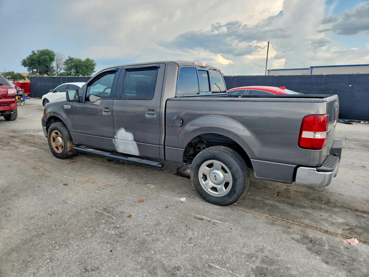 2005 Ford F150 Supercrew Gray vin: 1FTRW12W65FA68160