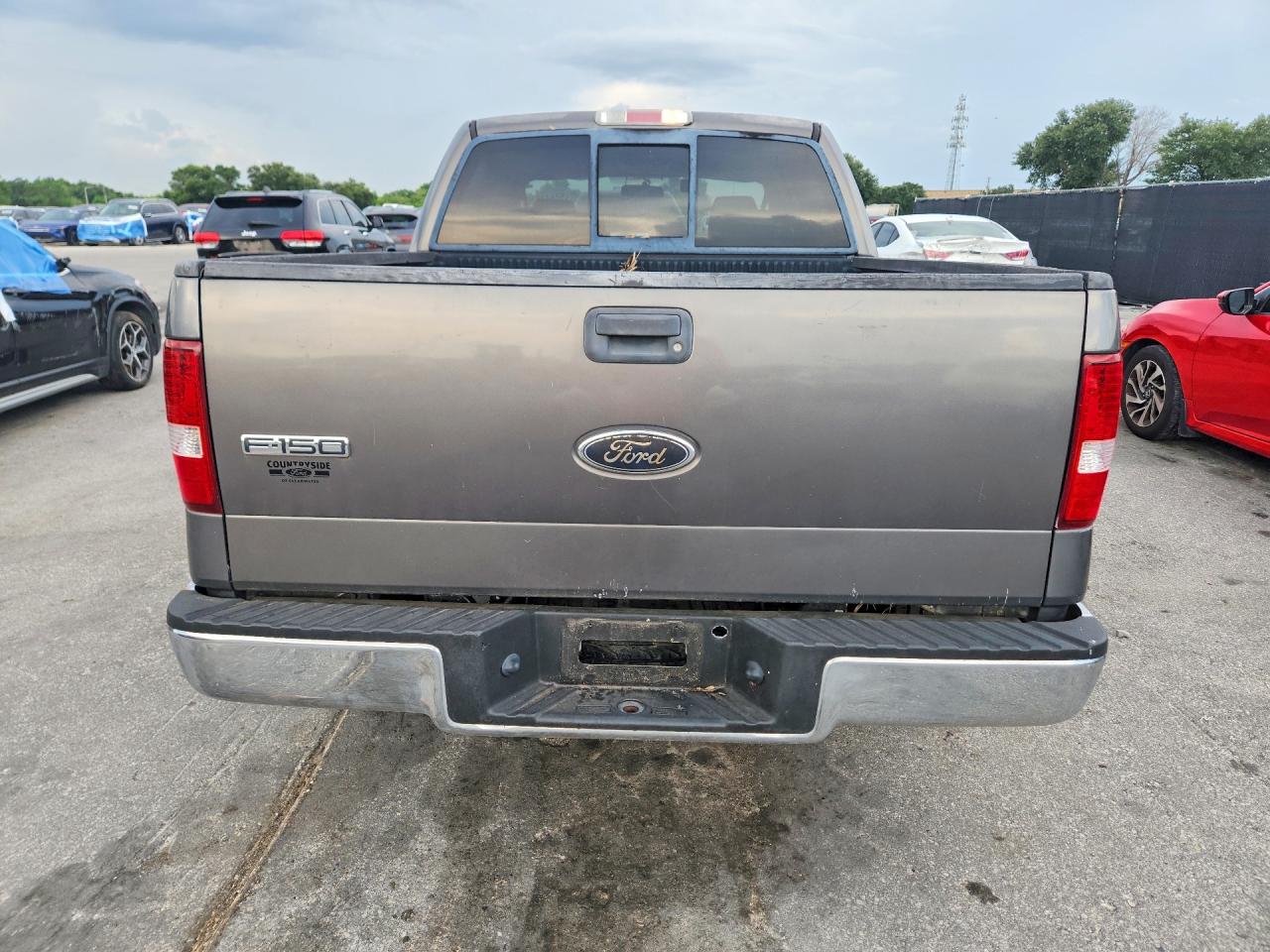 2005 Ford F150 Supercrew Gray vin: 1FTRW12W65FA68160