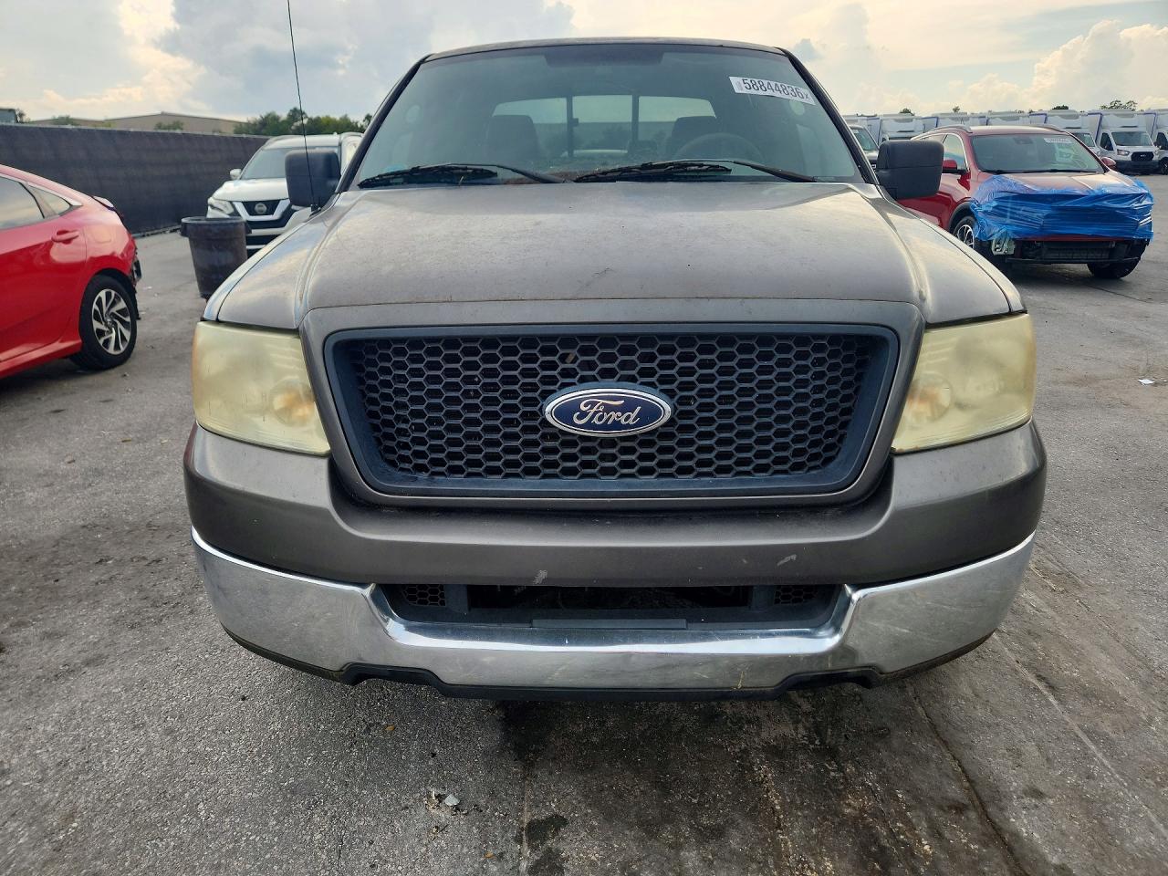 2005 Ford F150 Supercrew Gray vin: 1FTRW12W65FA68160