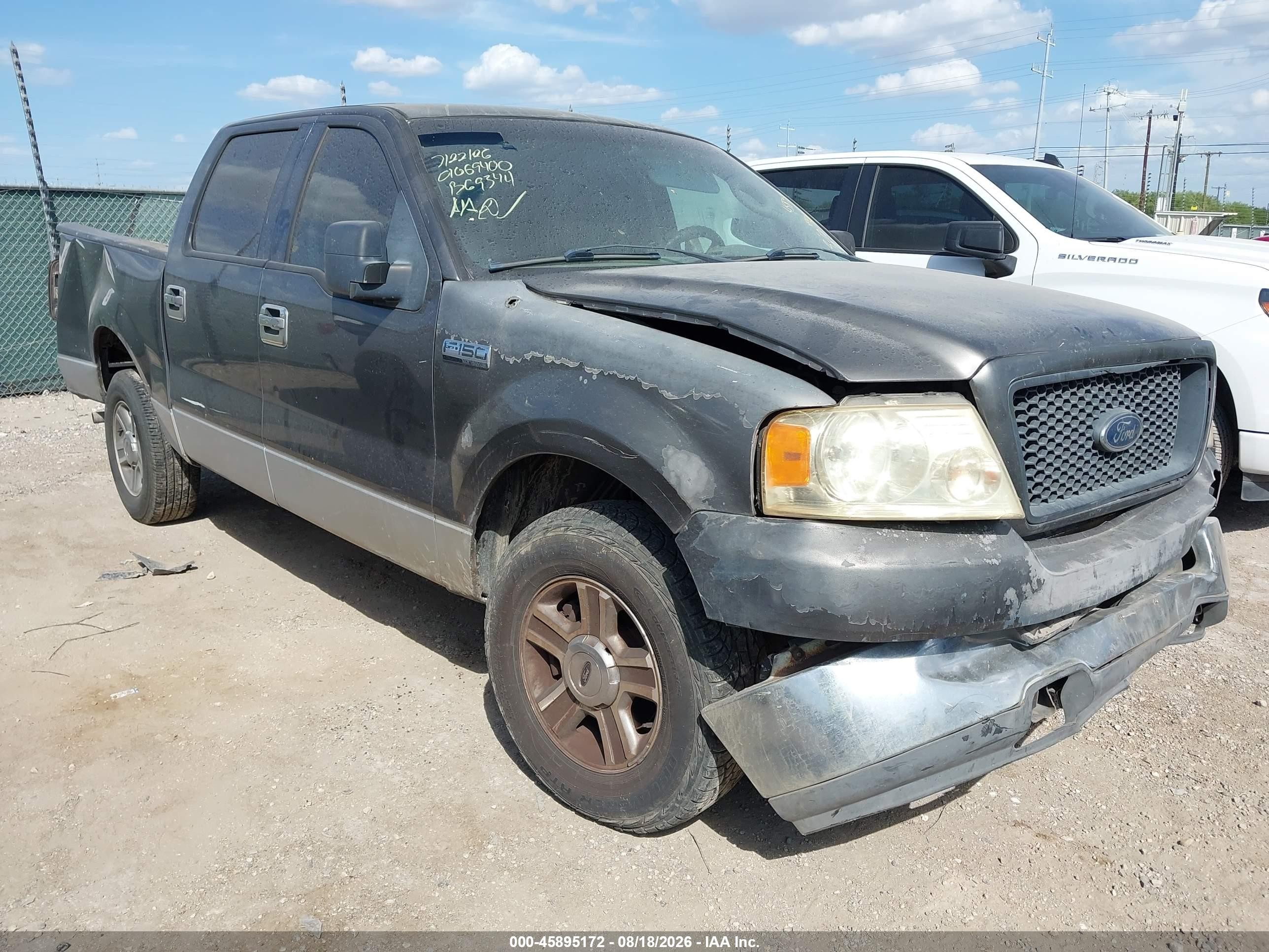 2005 Ford F-150 Xlt Gray vin: 1FTRW12W65FB69344