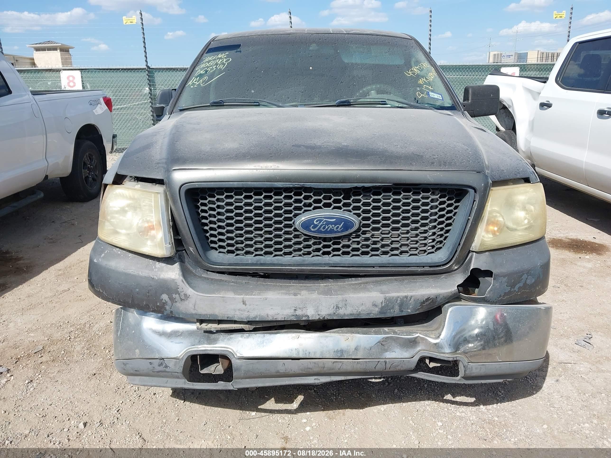 2005 Ford F-150 Xlt Серый vin: 1FTRW12W65FB69344