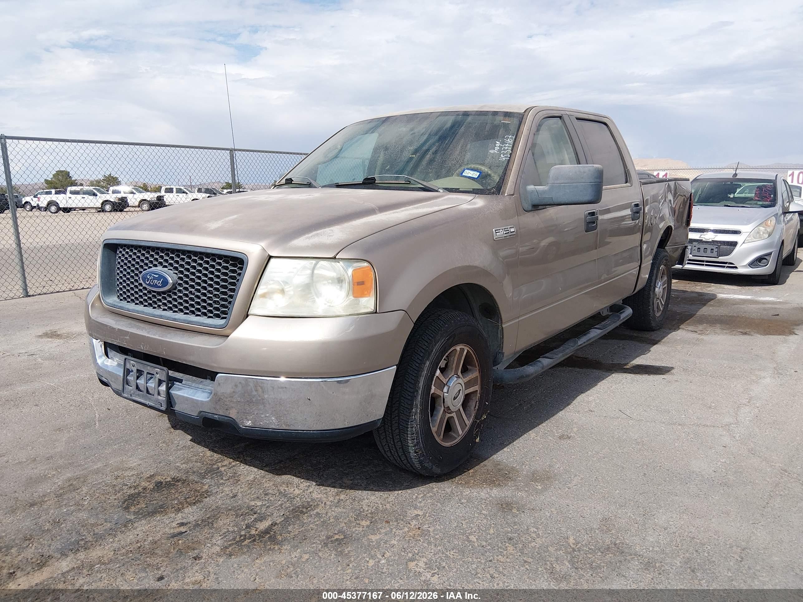 2005 Ford F-150 Xlt Tan vin: 1FTRW12W65KC40808