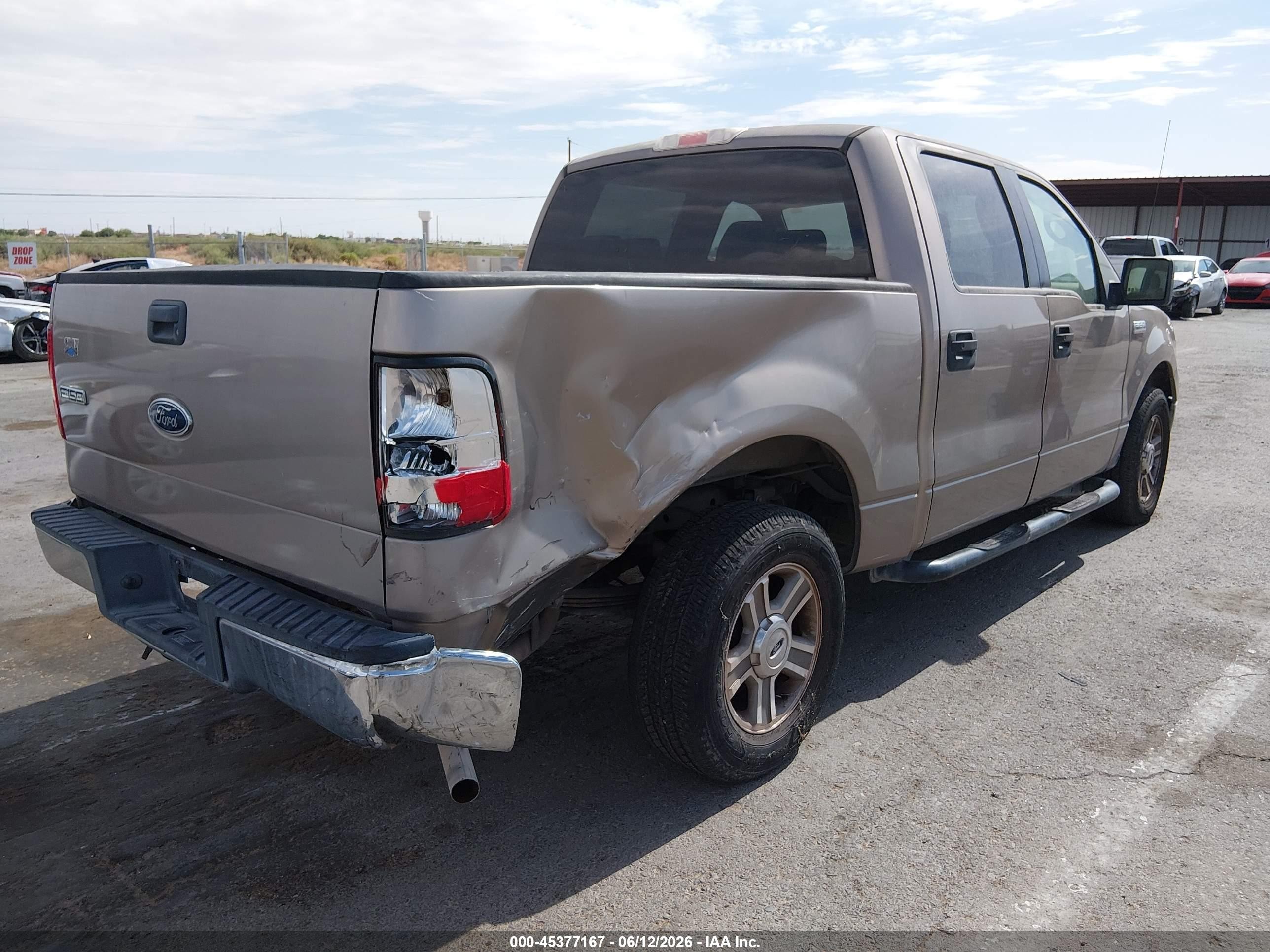 2005 Ford F-150 Xlt Tan vin: 1FTRW12W65KC40808