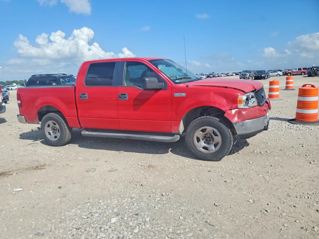 2005 Ford F150 Supercrew Red vin: 1FTRW12W65KC83318