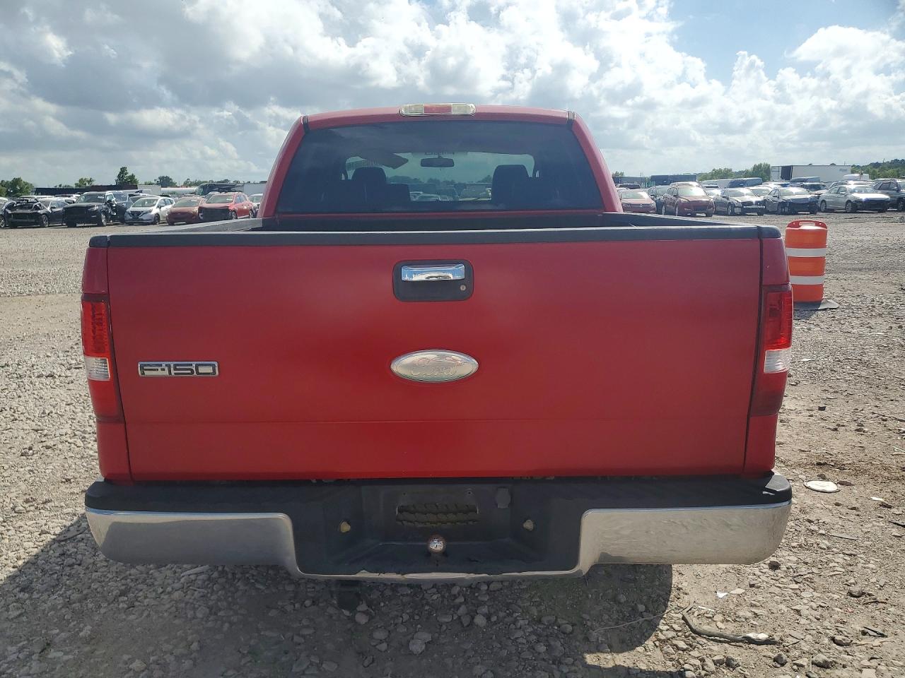 2005 Ford F150 Supercrew Red vin: 1FTRW12W65KC83318