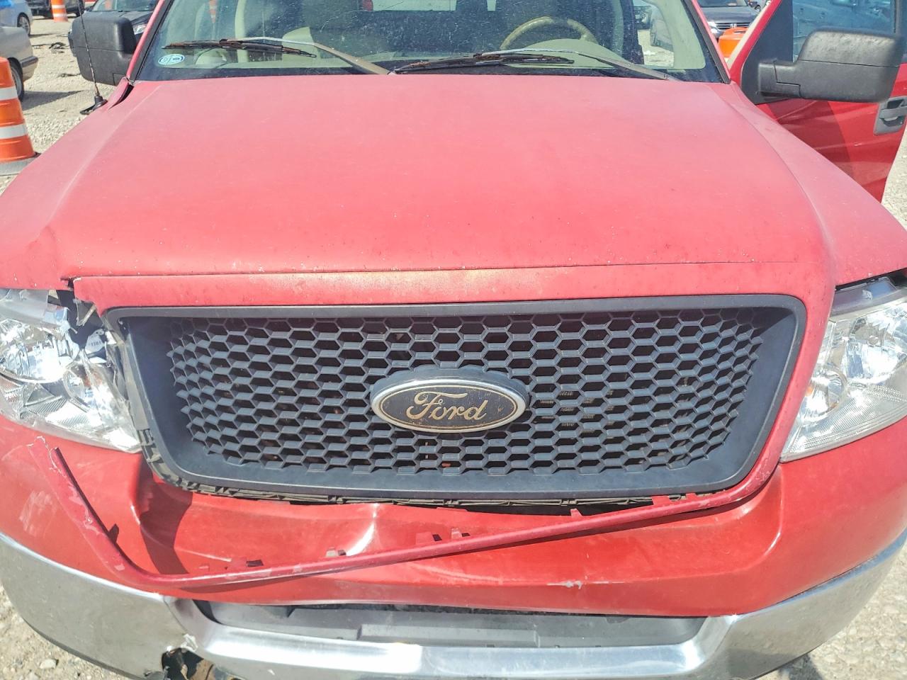 2005 Ford F150 Supercrew Red vin: 1FTRW12W65KC83318