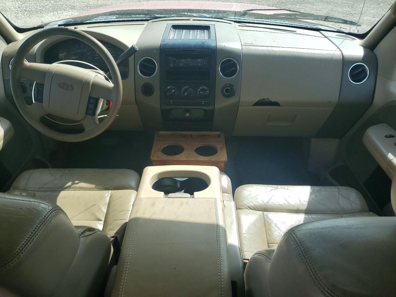 2005 Ford F150 Supercrew Red vin: 1FTRW12W65KC83318